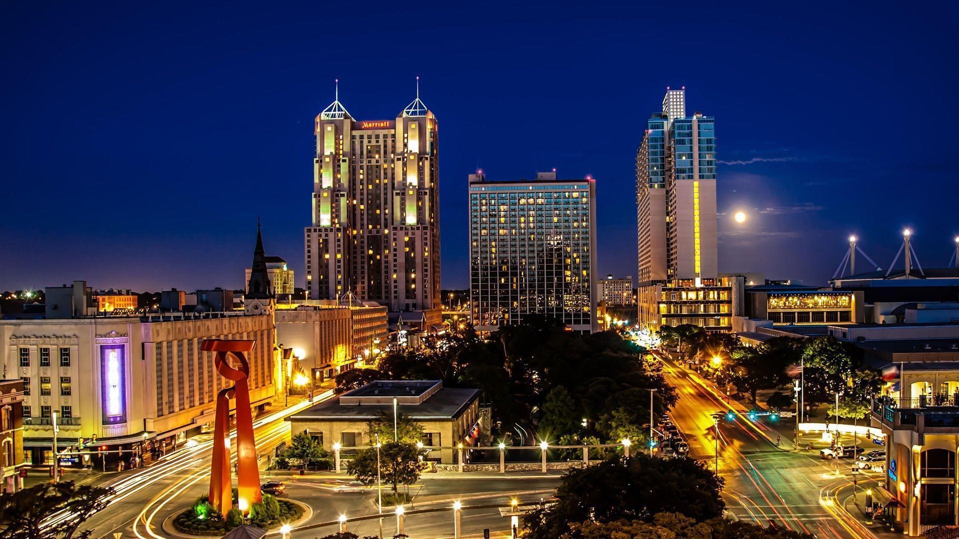 San Antonio Skyline, Travels, City backgrounds, Urban scenery, 1920x1080 Full HD Desktop