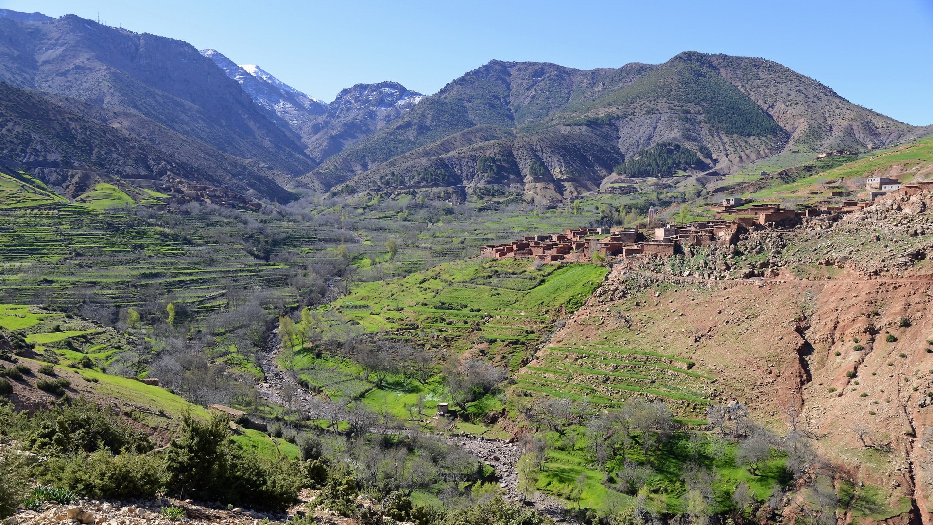 Mount Toubkal, Travels, ourika valley, hiking, 1920x1080 Full HD Desktop