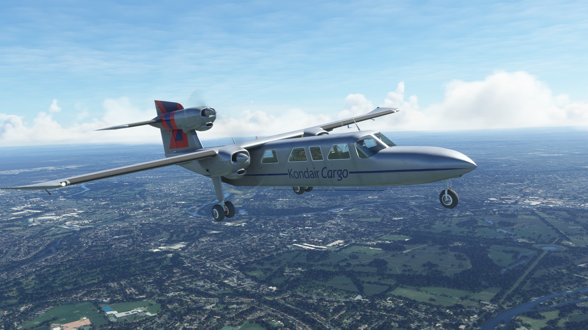 Britten-Norman study level, Trislander, Transair4045, Flight simulator forums, 1920x1080 Full HD Desktop