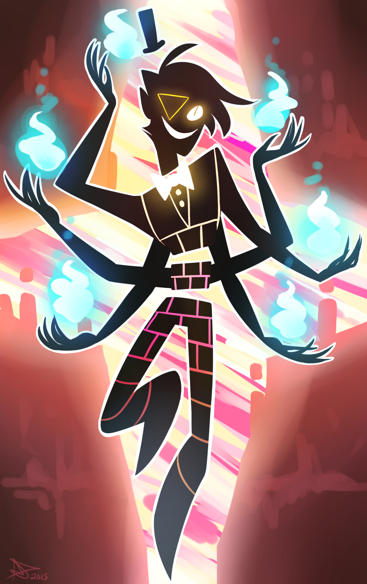 Human Bill Cipher (Animation), Mysterious entity, Cartoon character, Gravity Falls, 1210x1920 HD Phone