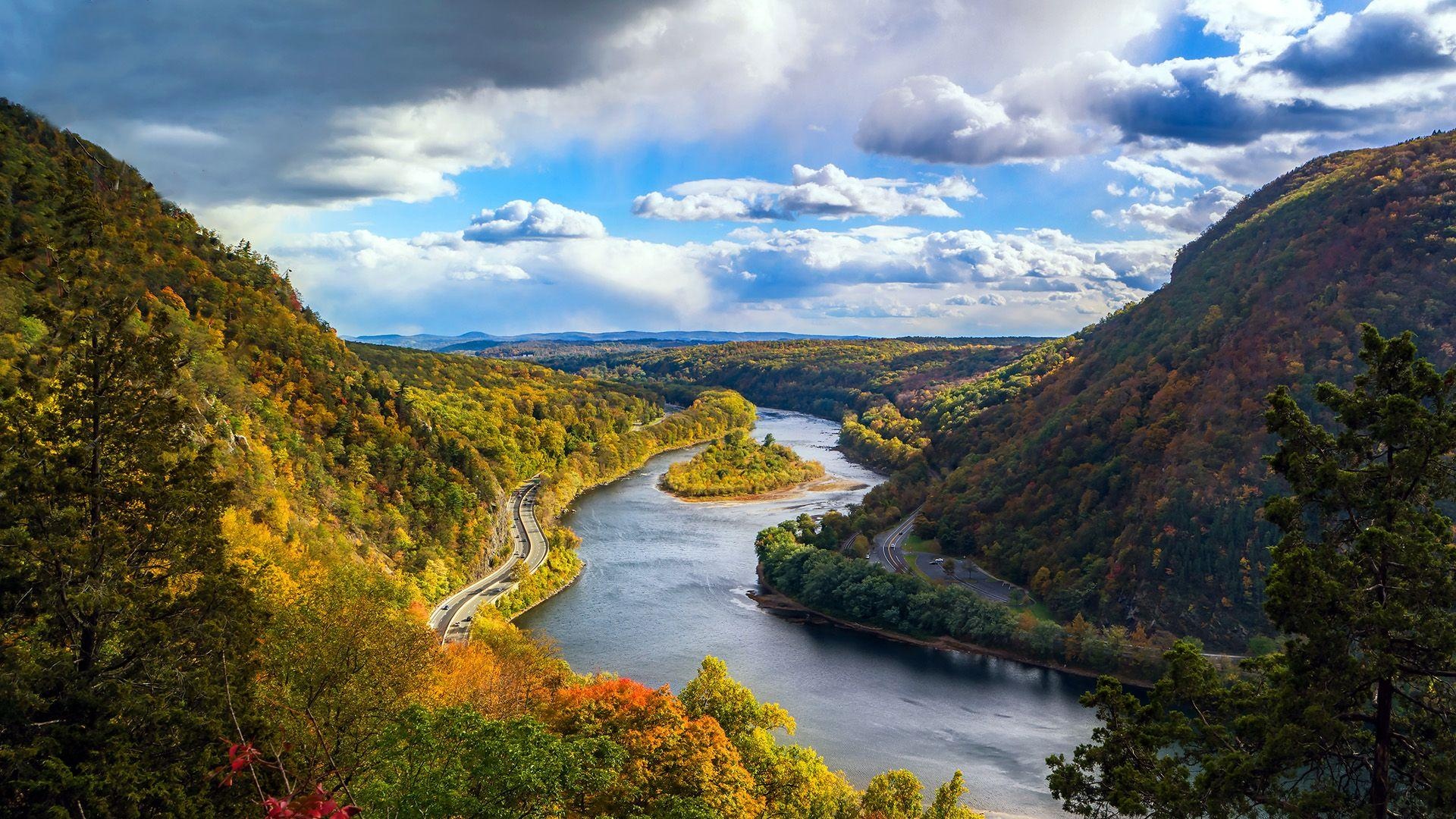 Delaware Water Gap, Delaware Wallpaper, 1920x1080 Full HD Desktop