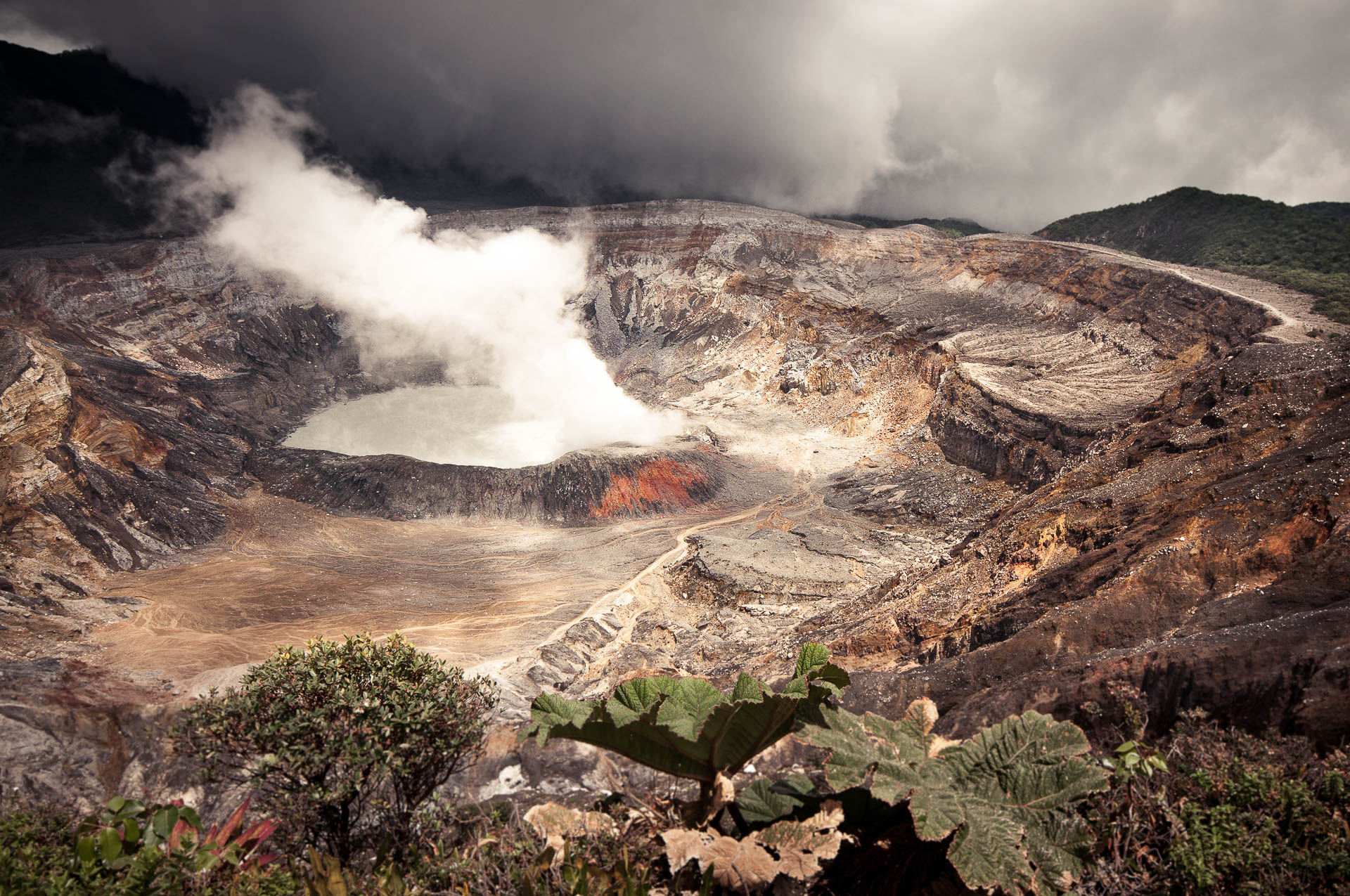 Poas Volcano, Il tait une le, Volcan poas, 1920x1280 HD Desktop