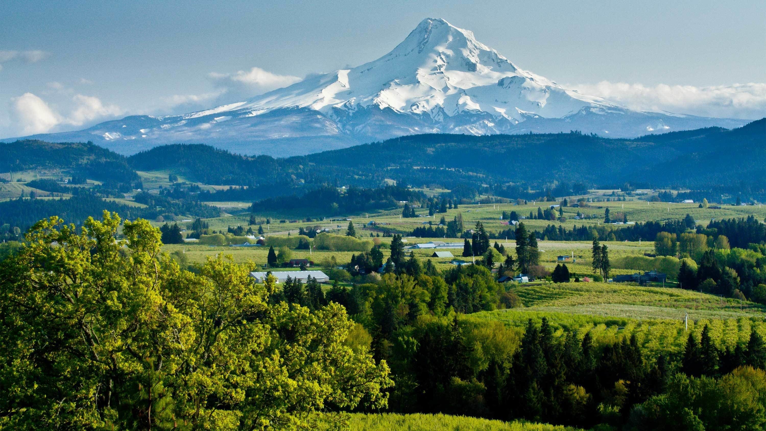 Mount Hood, Oregon, tagesausflug, multnomah falls, 3000x1690 HD Desktop