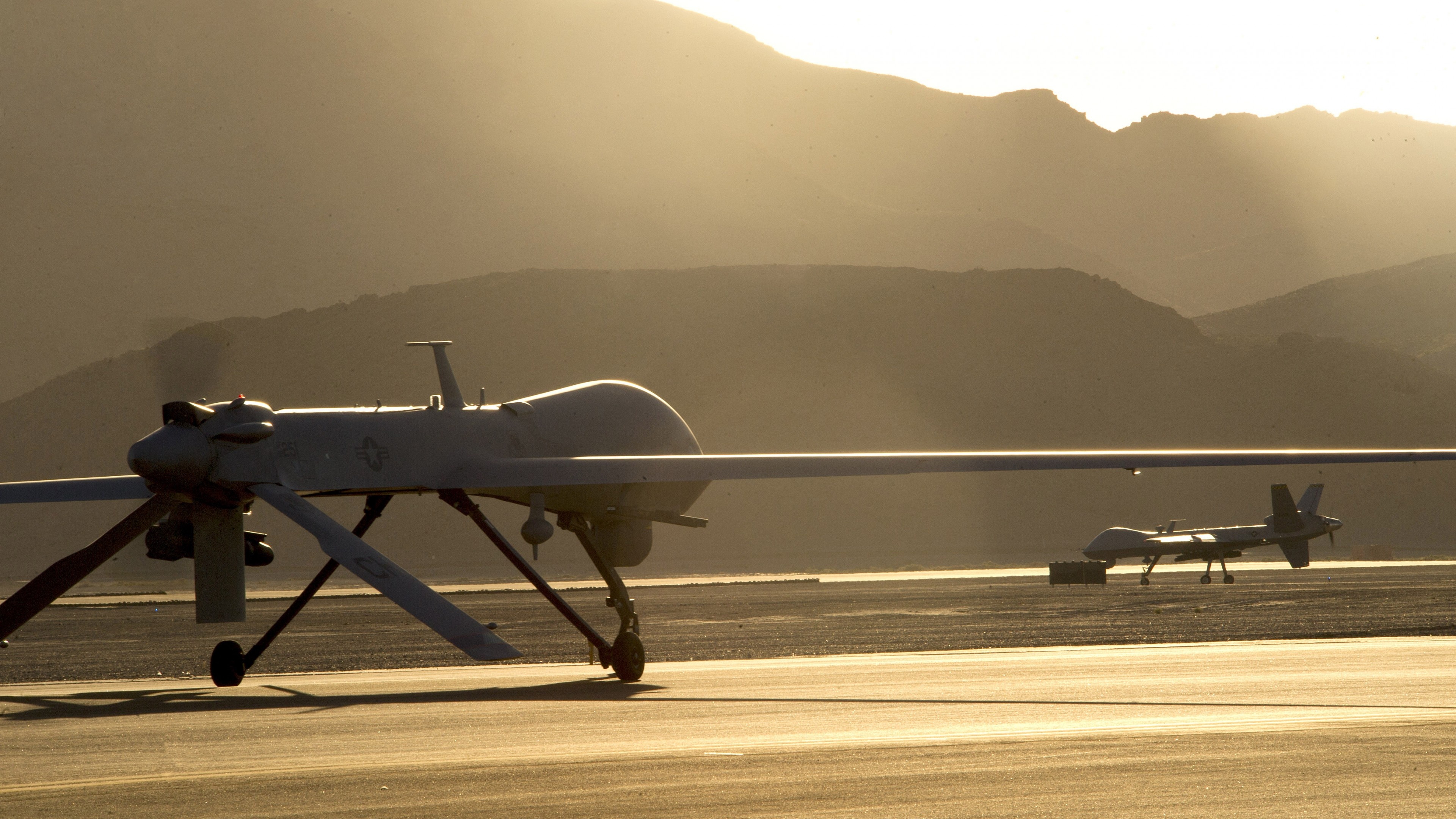 MQ-1 Predator, MQ-9 Reaper, Military combat drone, 3840x2160 4K Desktop