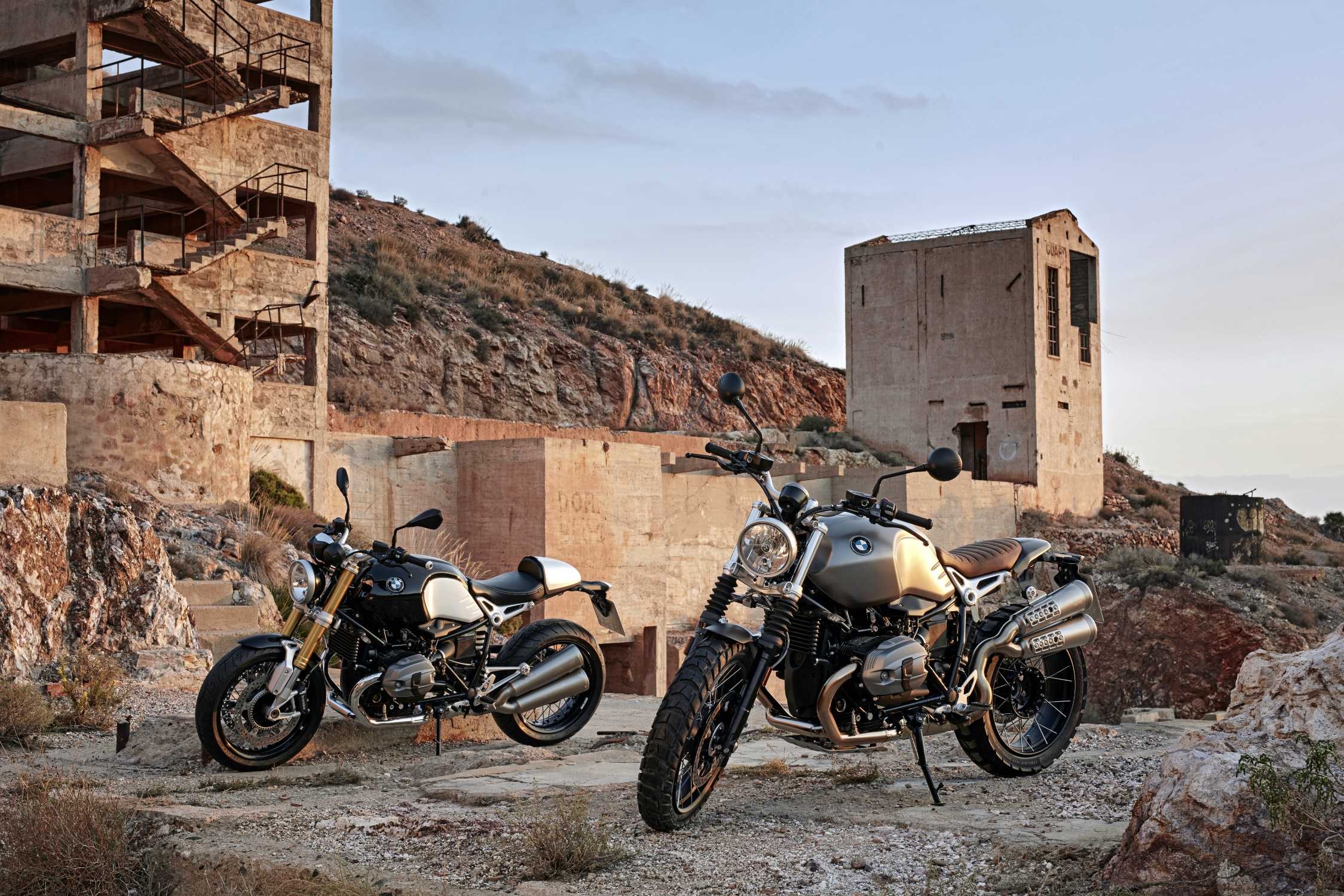 BMW R nine T, Scrambler model, Iconic motorcycle, 2250x1500 HD Desktop