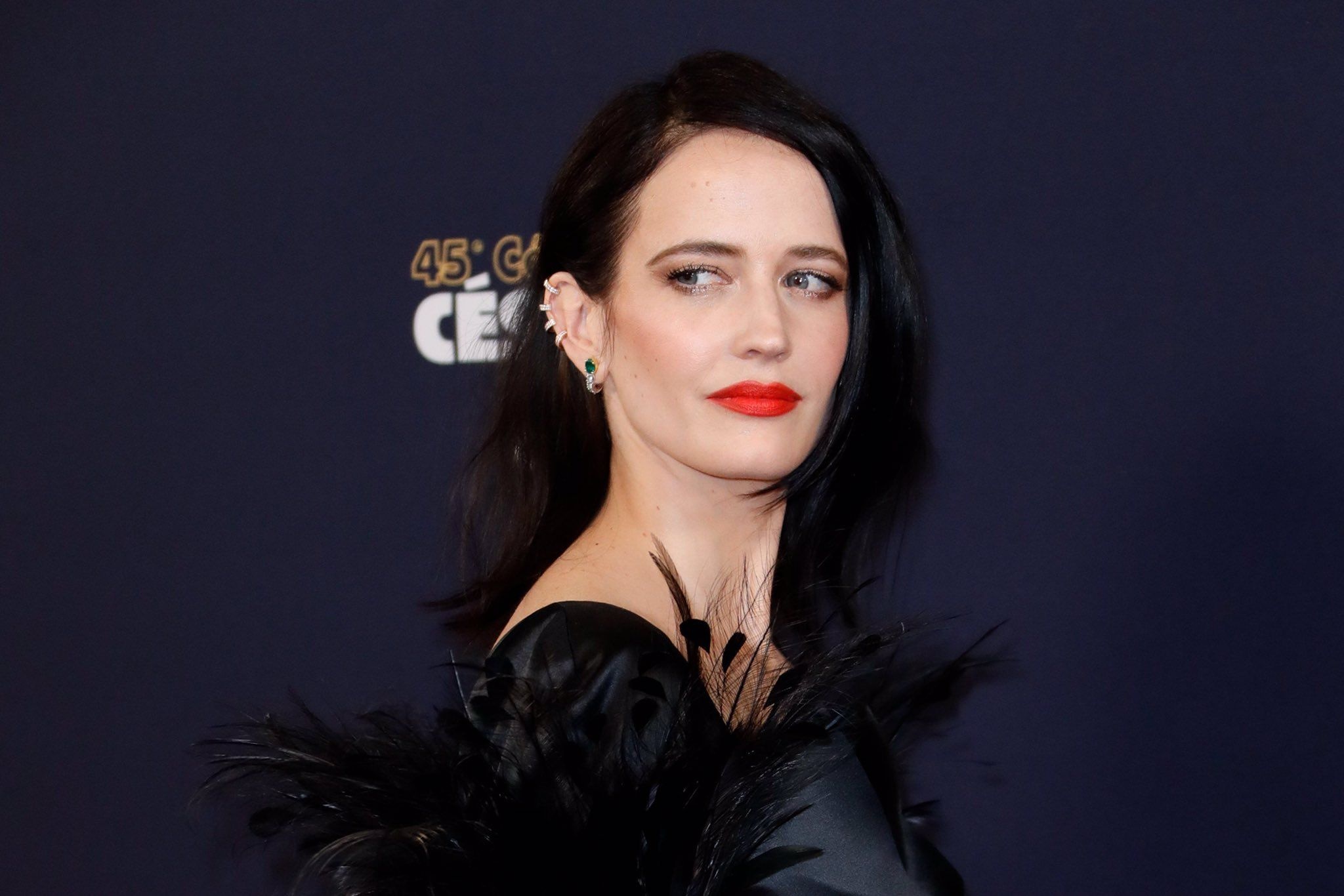 Cesar Awards, Eva Green's style, Little black dress, Fashion icon, 2050x1370 HD Desktop