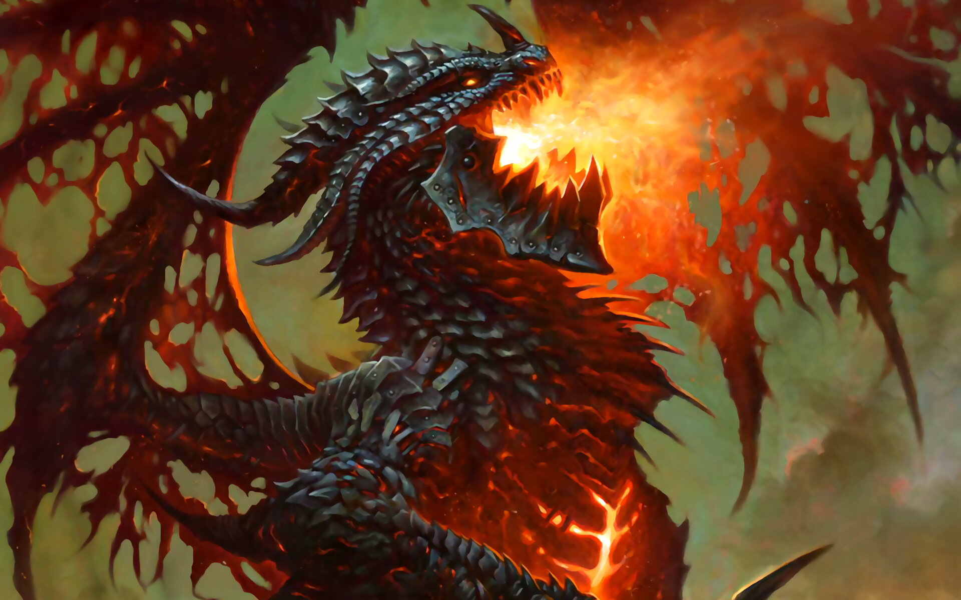 Deathwing the Destroyer, Hearthstone Wallpaper, 1920x1200 HD Desktop