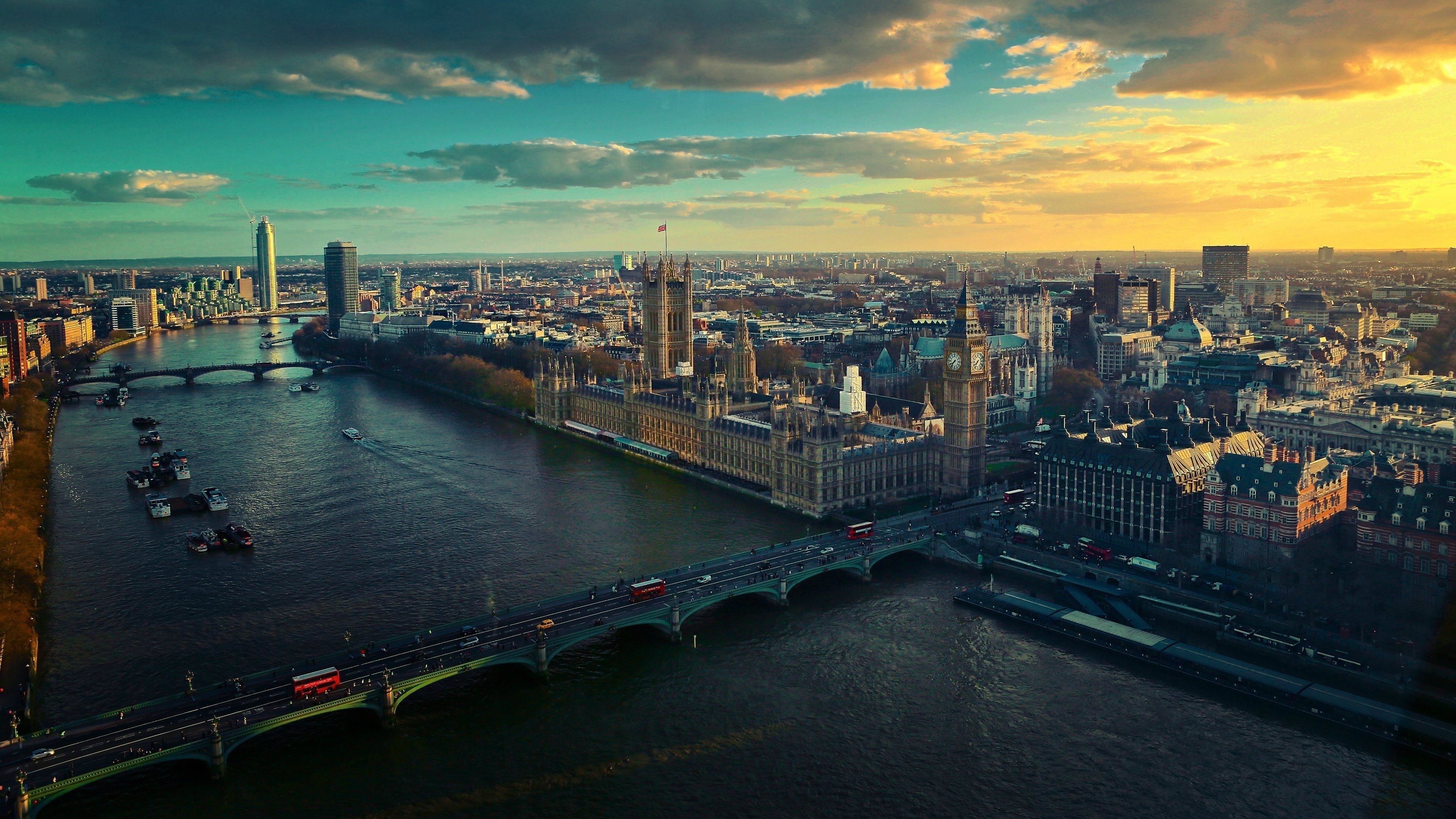 Westminster Bridge, London Wallpaper, 3840x2160 4K Desktop