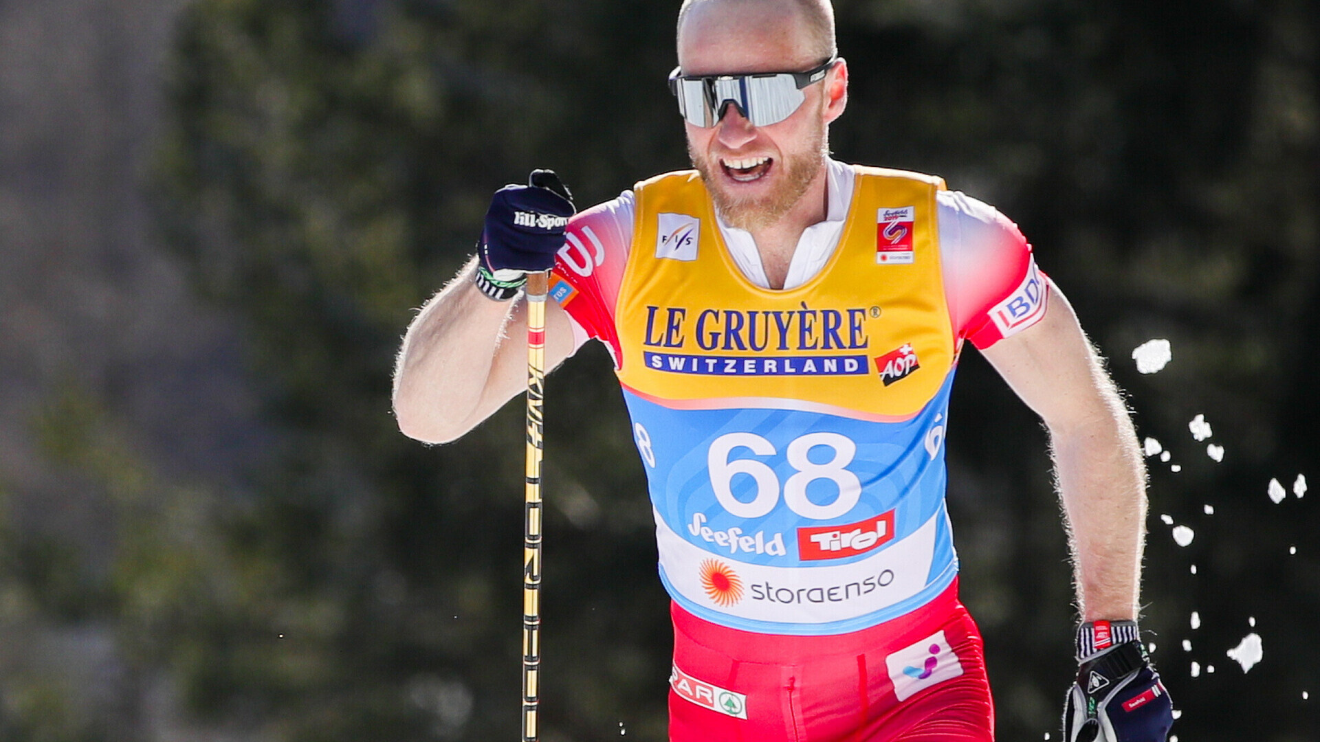 Martin Johnsrud Sundby, Medal winner, Finnish success, Cross-country championships, 1920x1080 Full HD Desktop