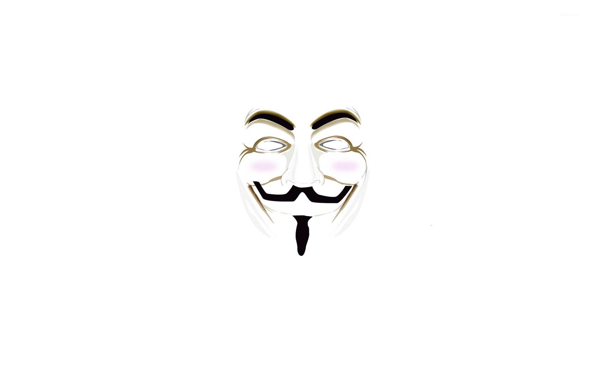 Guy Fawkes mask wallpaper, Minimalistic wallpapers, 1920x1200 HD Desktop