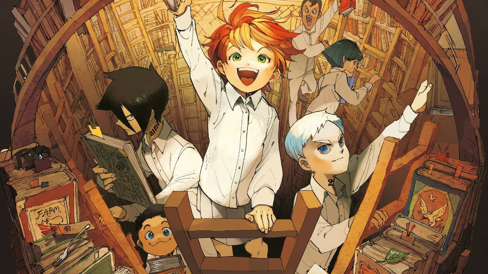 HD Promised Neverland wallpapers, Striking artwork, Memorable characters, Unpredictable plot, 1920x1080 Full HD Desktop