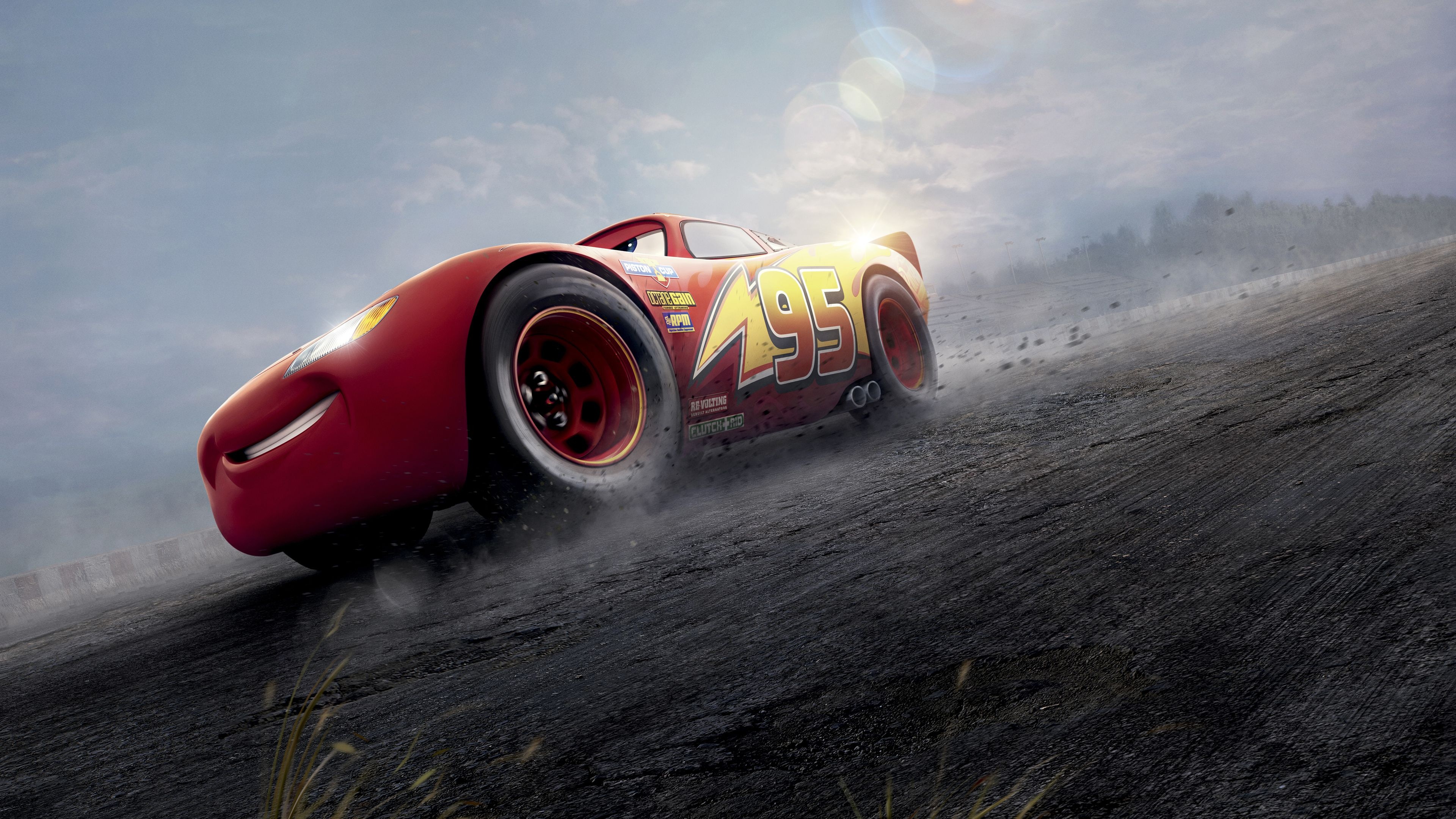 Cars 3, McQueen (Cars) Wallpaper, 3840x2160 4K Desktop