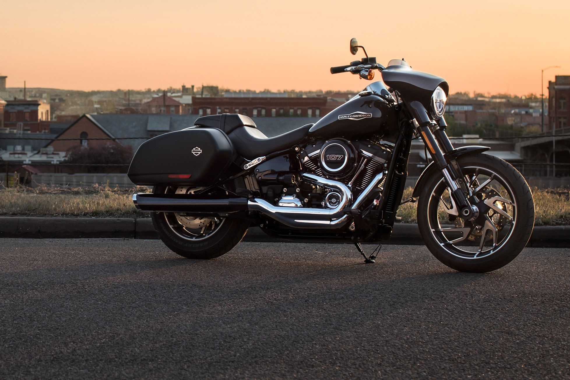 Harley-Davidson Sport Glide, Motorcycle wallpaper, Sporty and stylish, 1960x1310 HD Desktop