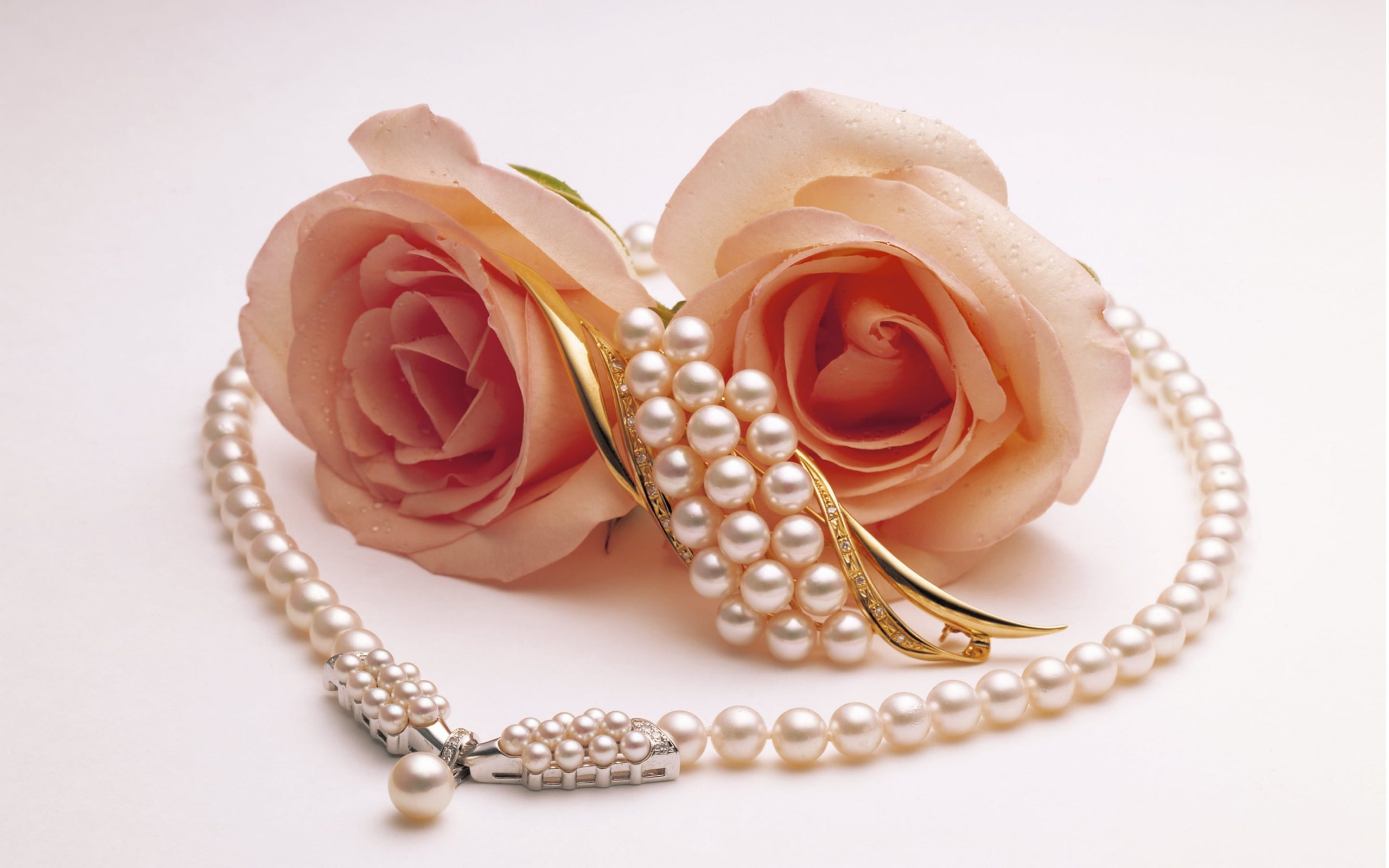 Pearls, Jewelry Wallpaper, 2560x1600 HD Desktop