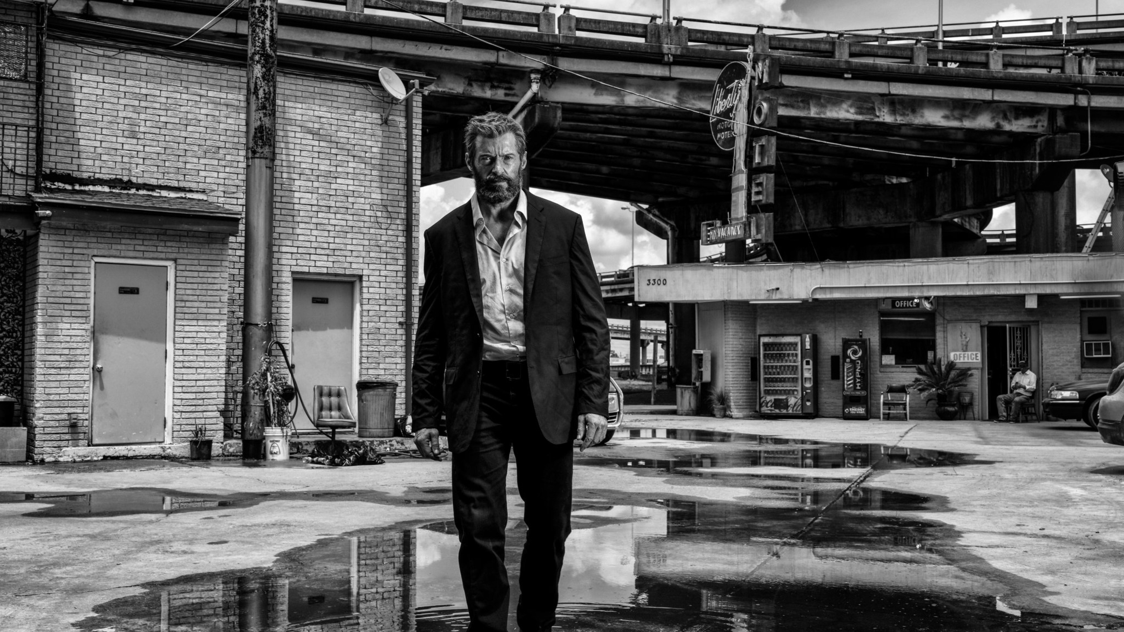 Logan, Hugh Jackman in 4K, Iconic movie still, Captivating moments, 3840x2160 4K Desktop