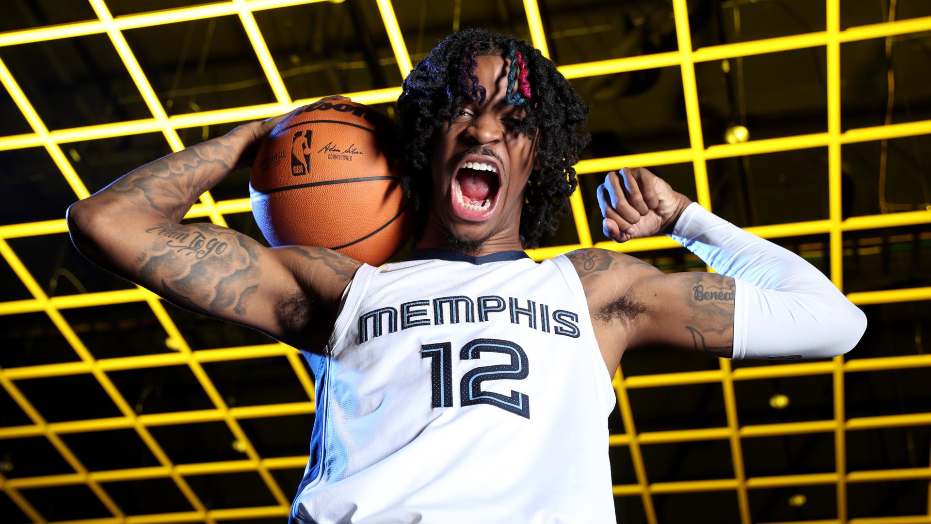 Ja Morant 4K ultra wallpaper, Ja Morant, 4000x2260, 1920x1080 Full HD Desktop