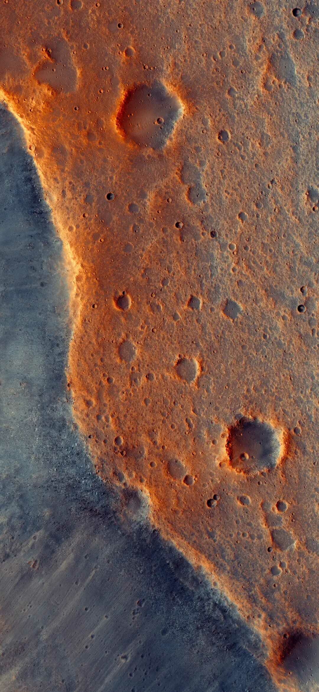 Mars discovery, Alien terrain, Barren wasteland, Extraterrestrial world, 1080x2340 HD Phone