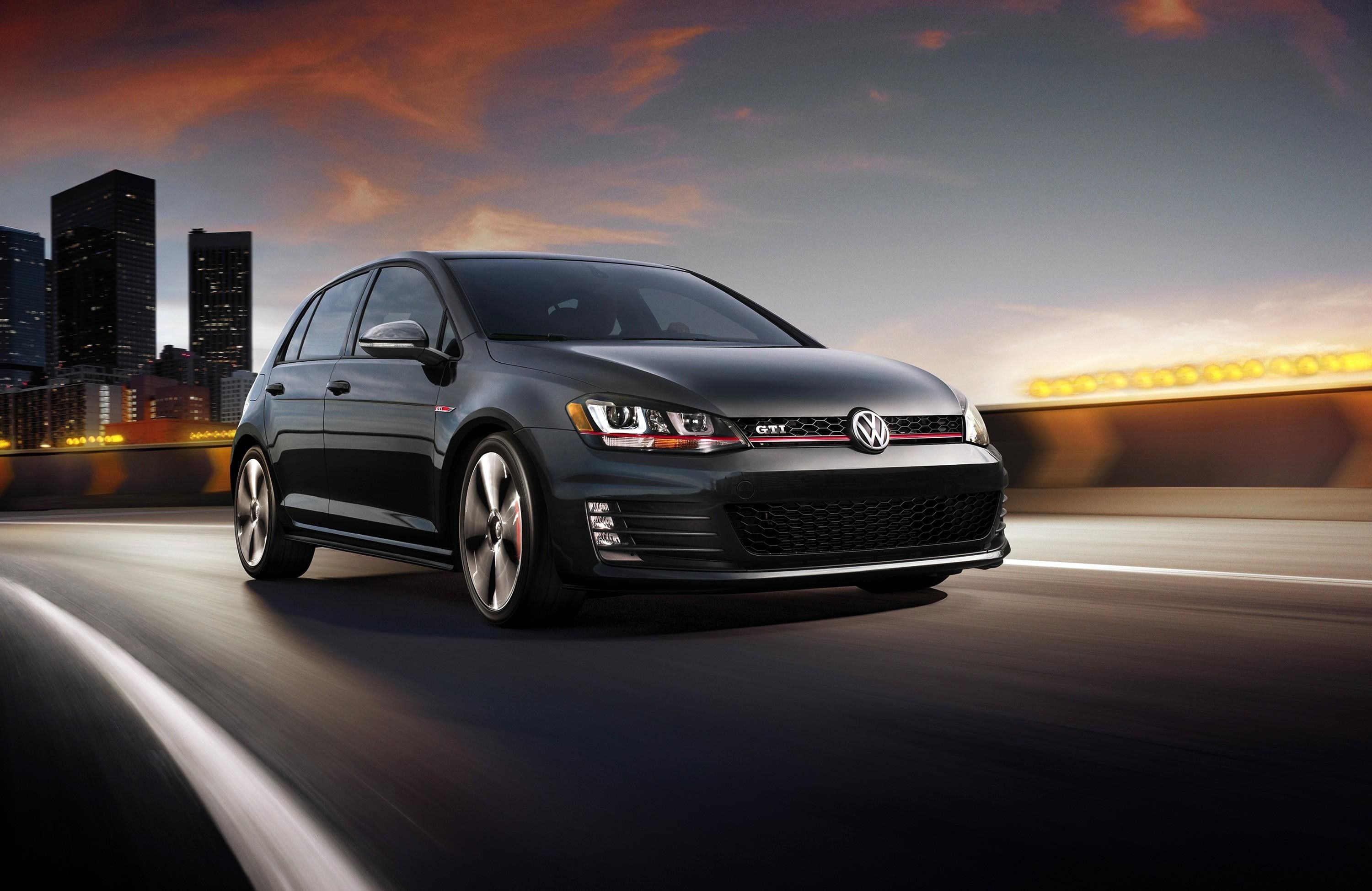 GTI car, Volkswagen Golf 7, Sporty elegance, Sleek design, 3000x1950 HD Desktop