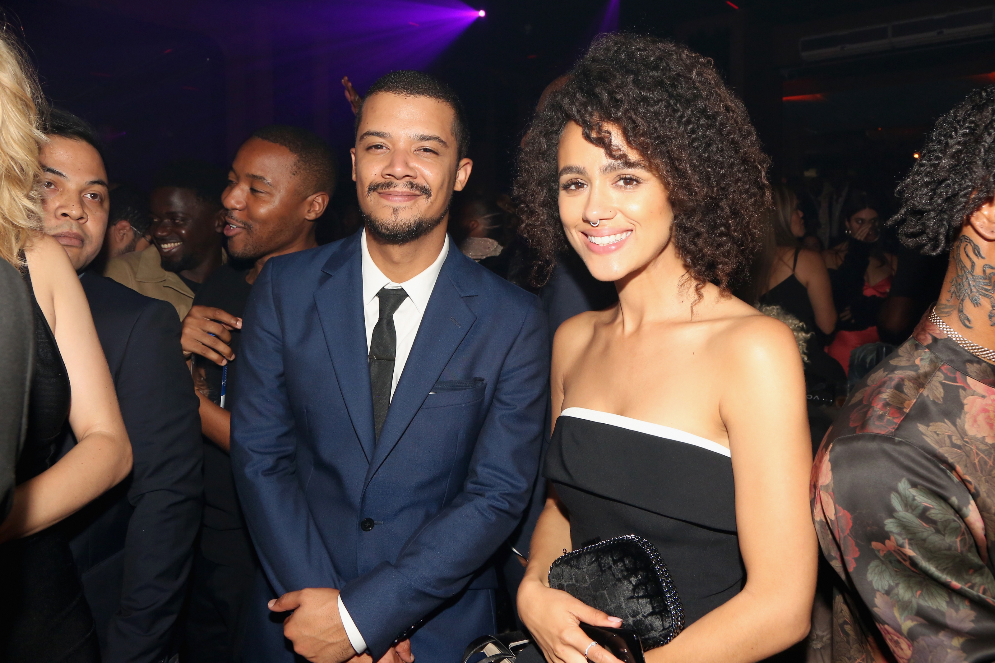 Actors behind Grey Worm, Missandei, Game of Thrones, Season 8, 3200x2140 HD Desktop