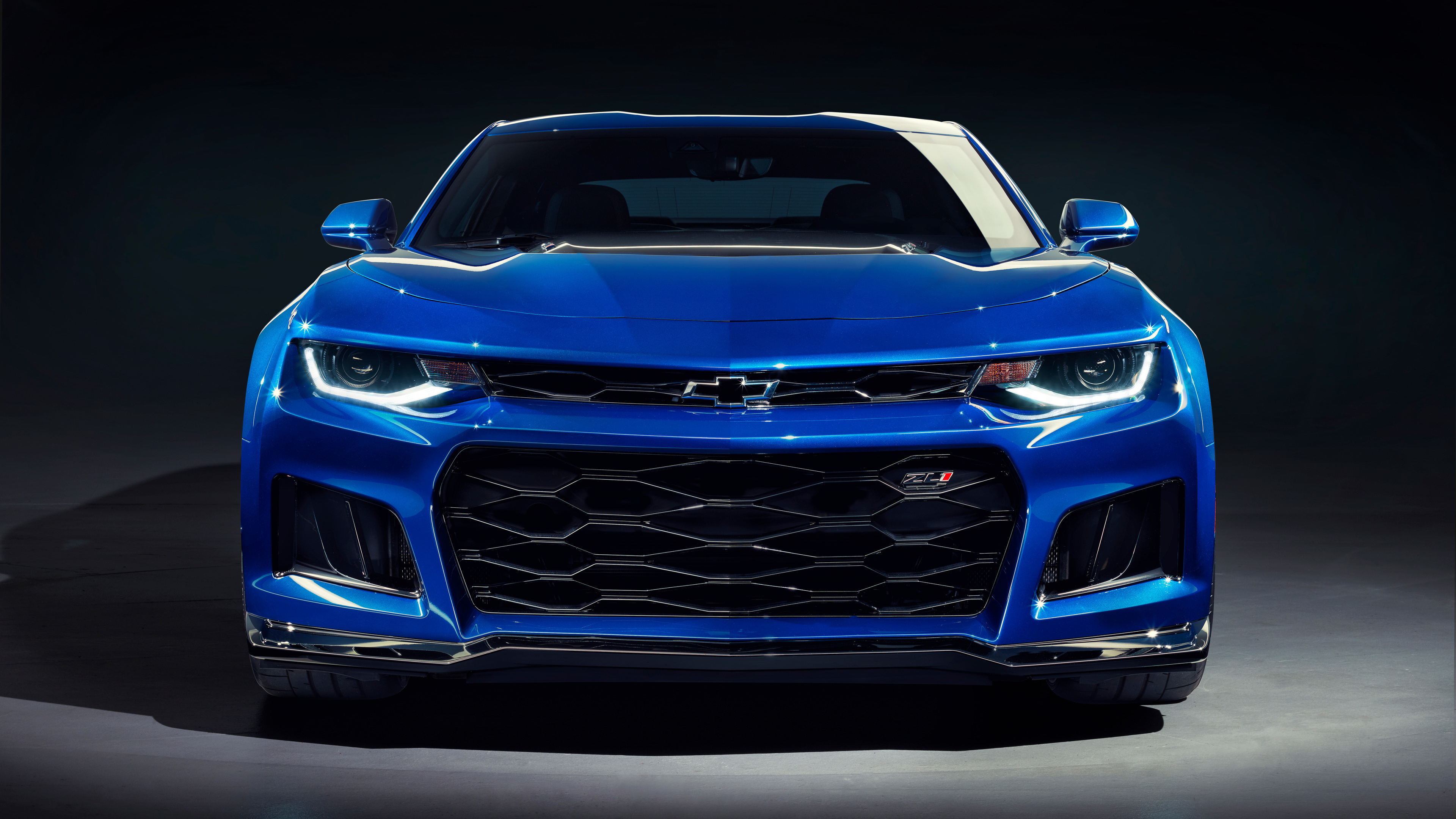 ZL1 2019 Front View, Chevrolet Camaro Wallpaper, 3840x2160 4K Desktop