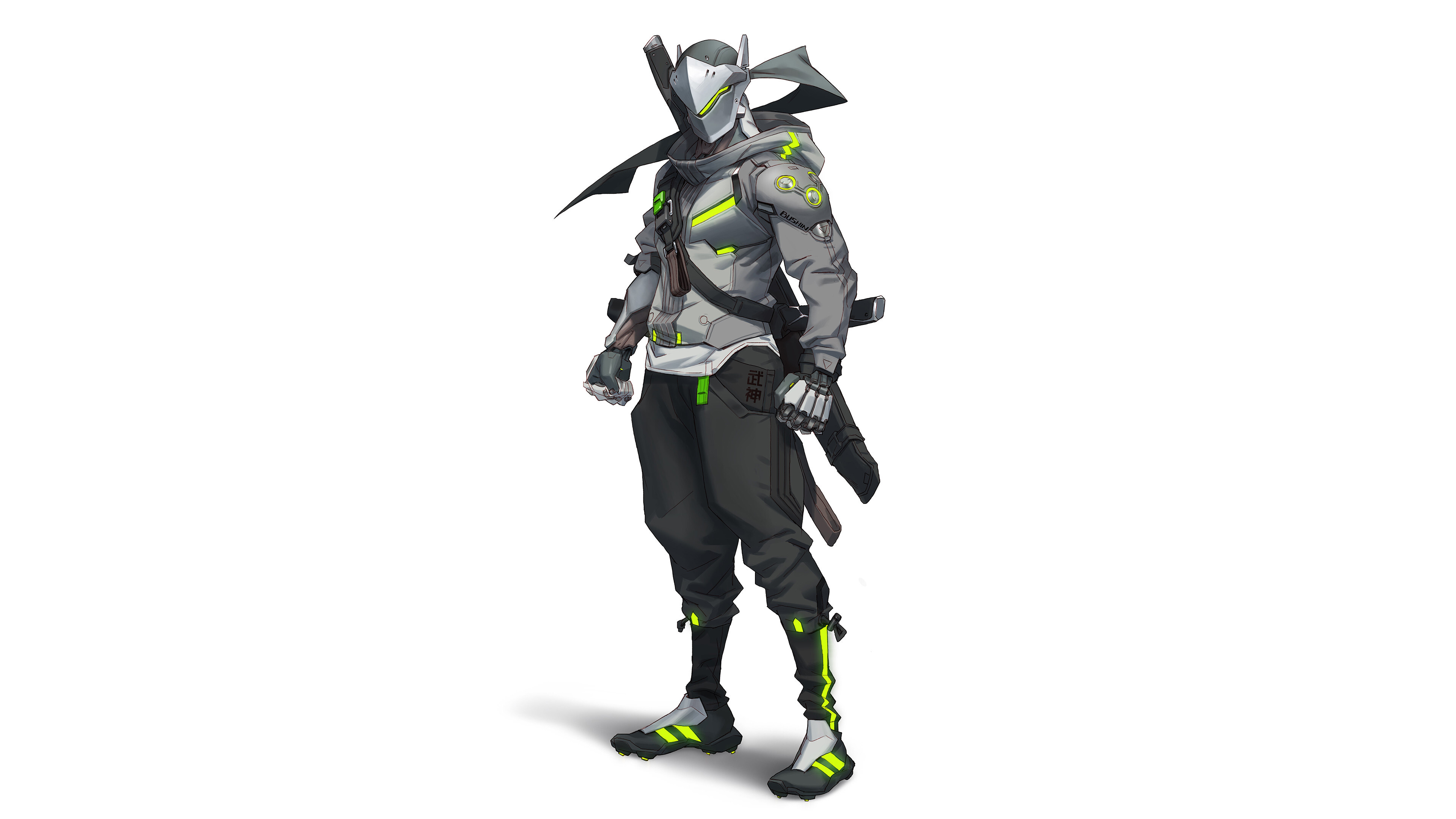 Overwatch 2 Genji wallpaper, 4K quality, Bold and striking, Next-gen gaming, 3840x2160 4K Desktop