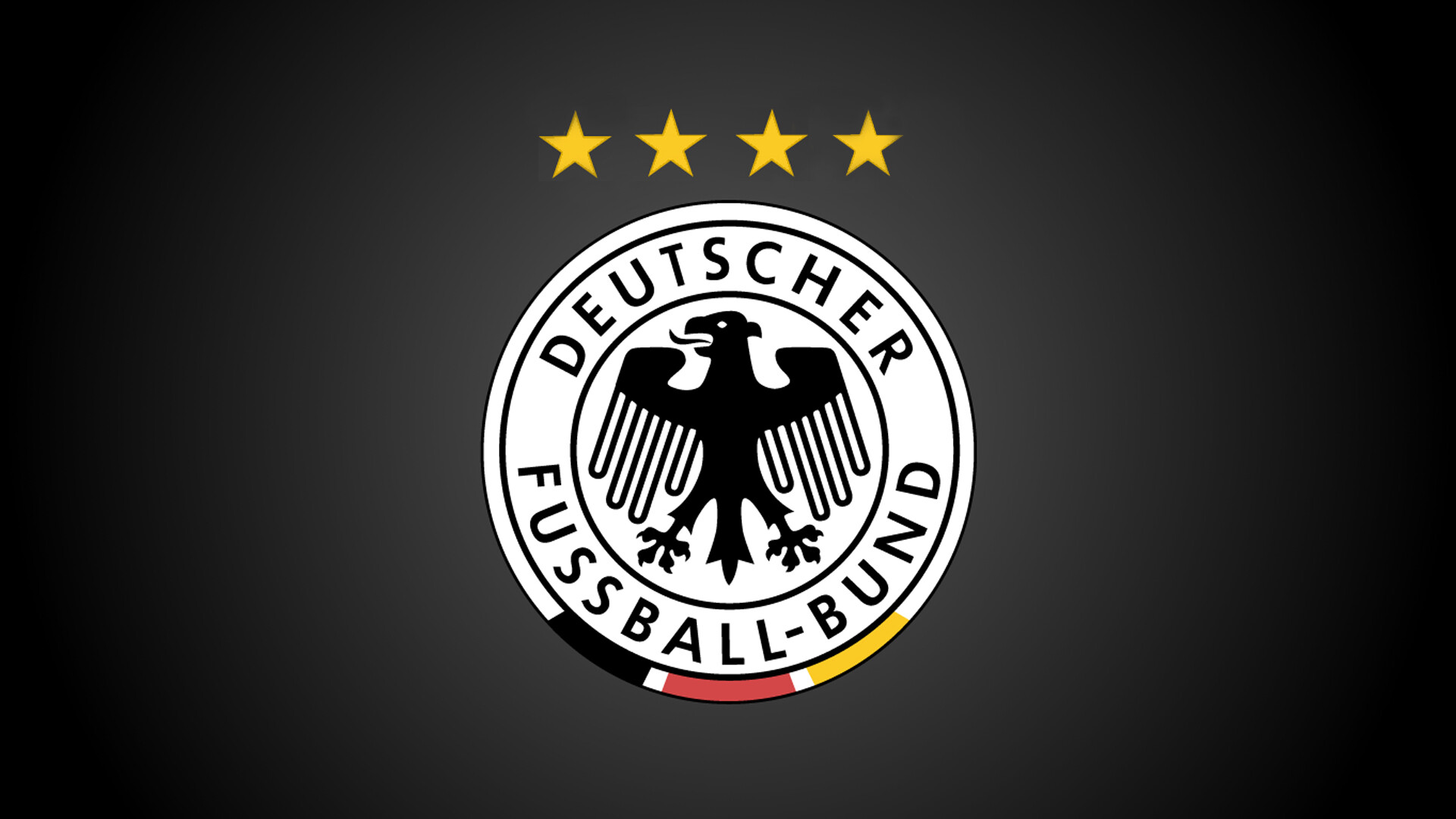 Germany Soccer Team, Football logo, 4 stars, Deutscher Fussball Bund, 1920x1080 Full HD Desktop