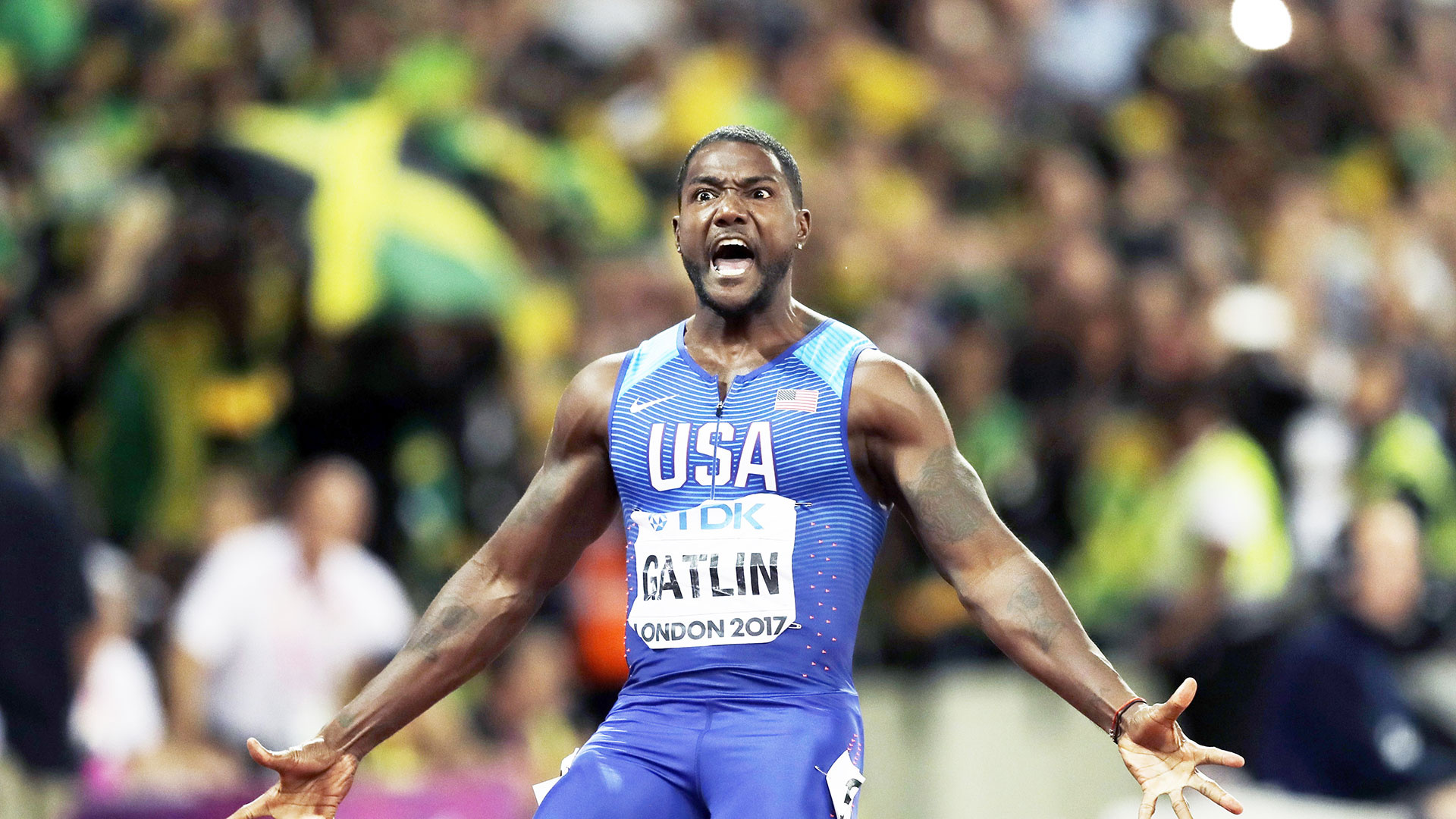 Justin Gatlin, Clam Motenire bra, Fashion statement, Athletic style, 1920x1080 Full HD Desktop