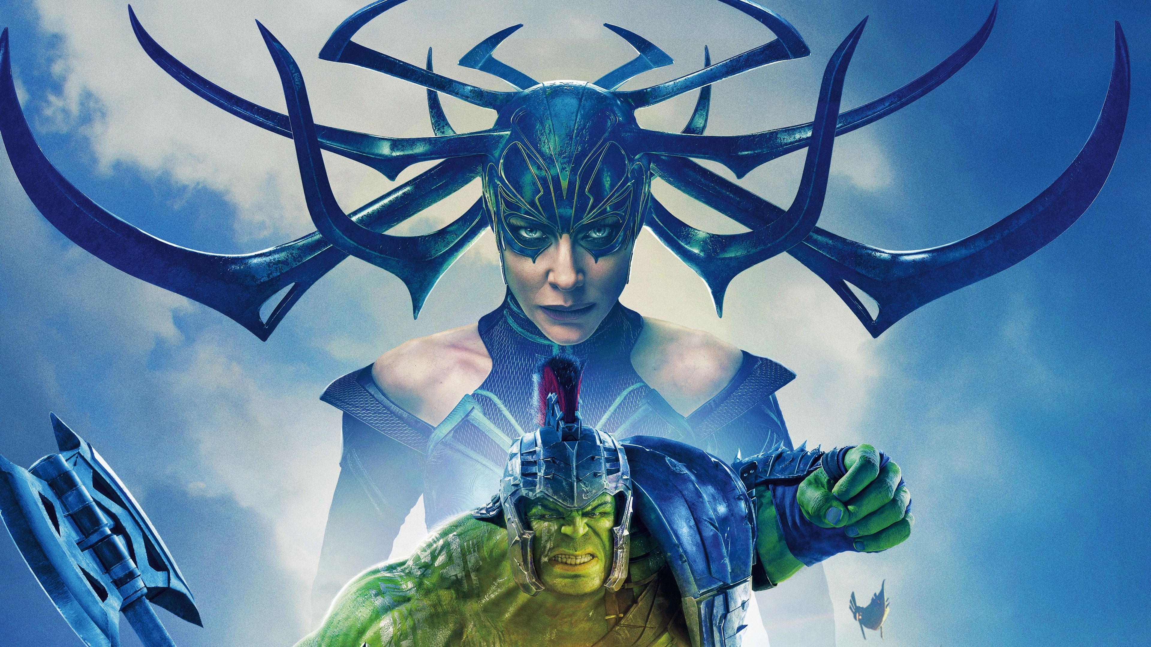 Hulk, Hela, Thor Ragnarok, Laptop, 3840x2160 4K Desktop