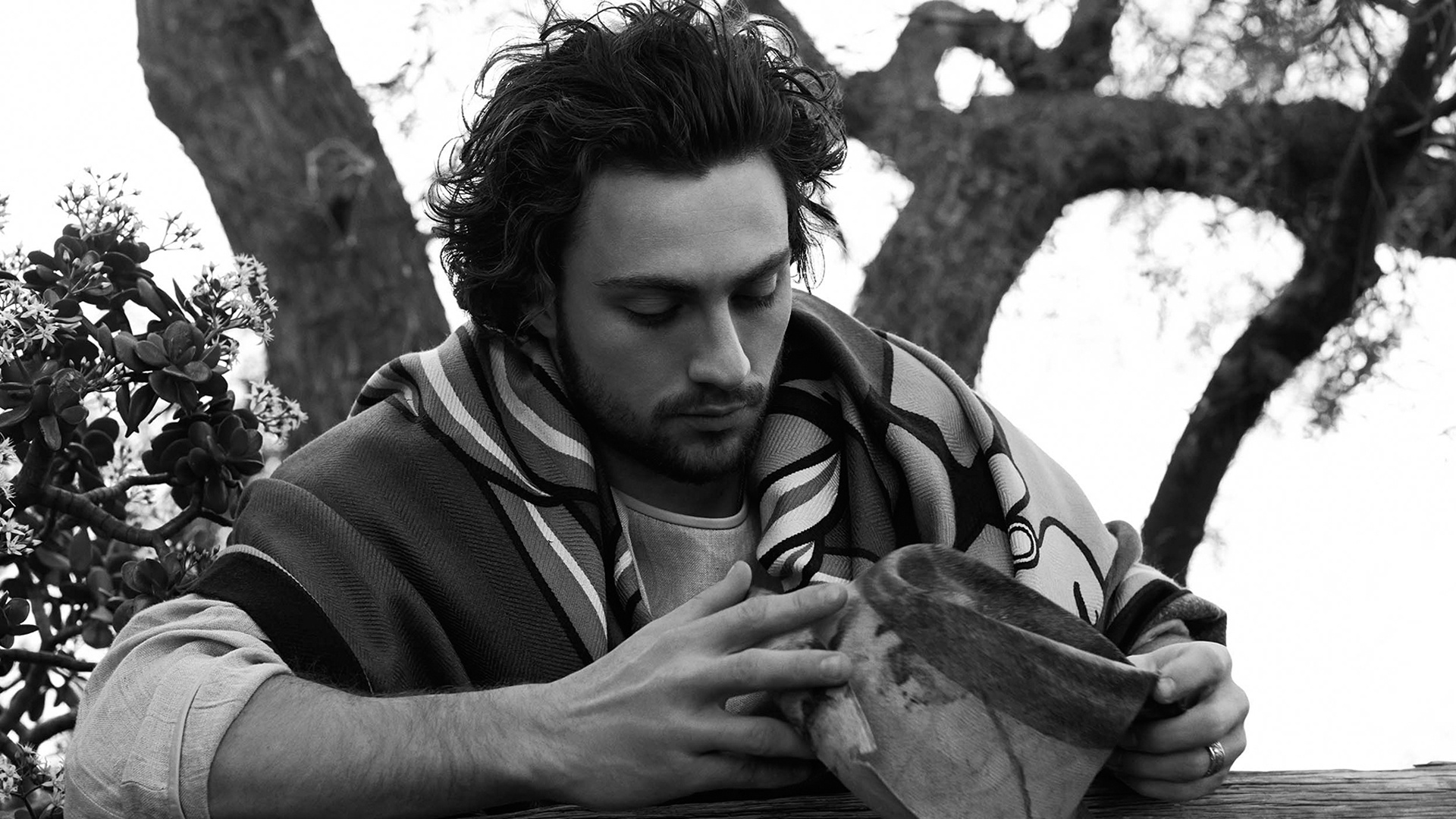 Aaron Taylor-Johnson, Aesthetic wallpapers, Beautiful backgrounds, Artistic, 1920x1080 Full HD Desktop