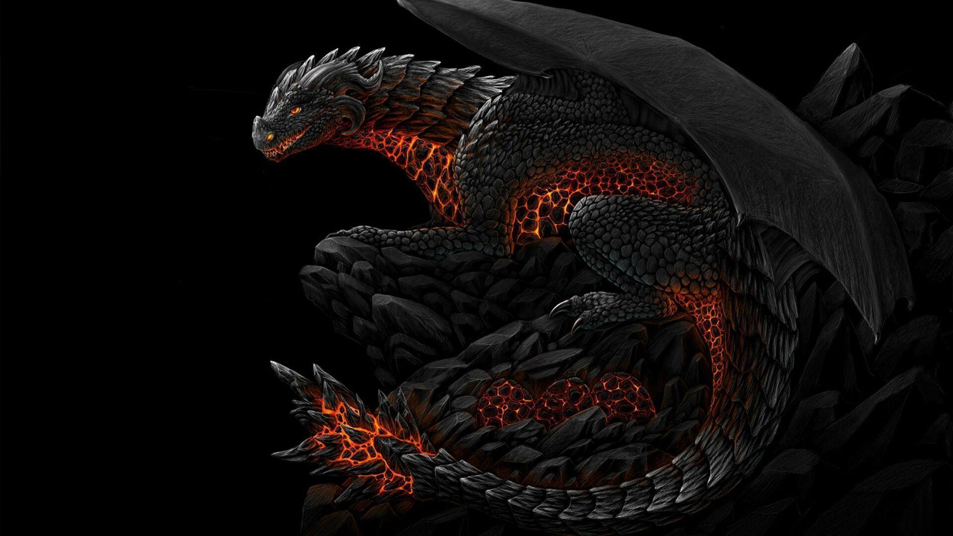 HD dragon wallpapers, Detailed imagery, Vibrant colors, Mythical creatures, 1920x1080 Full HD Desktop