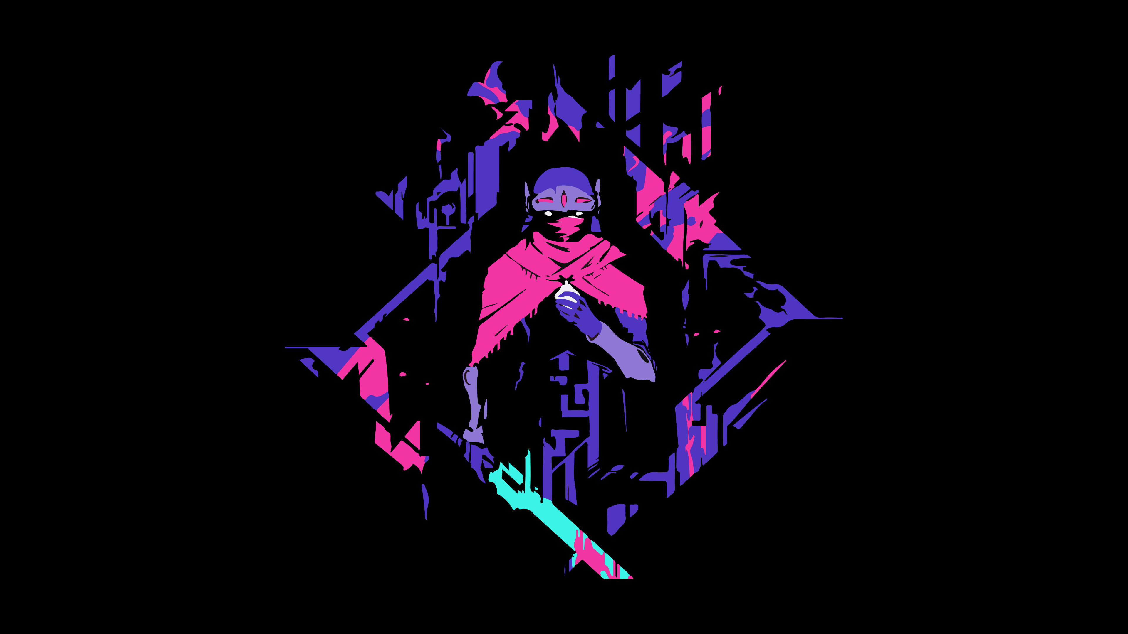 Hyper Light Drifter, User-posted image, John Cunningham, Artistic desktop wallpaper, 3840x2160 4K Desktop