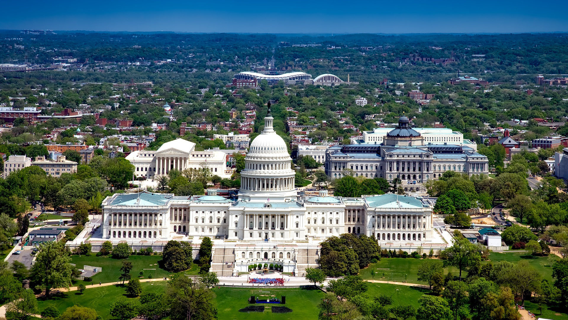 Capitol Hill, Washington DC Skyline Wallpaper, 1920x1090 HD Desktop