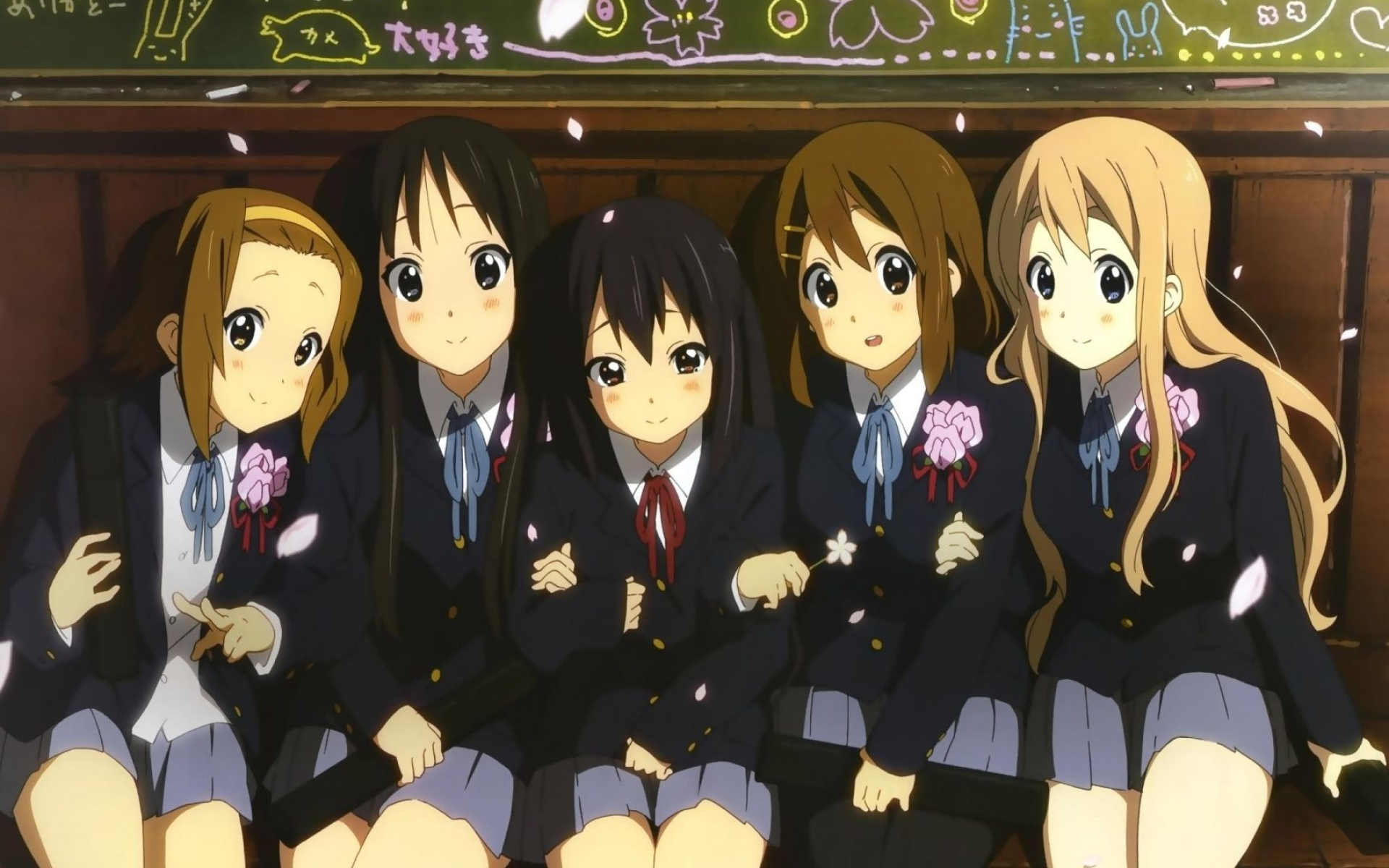 K-On!, Top free backgrounds, Colorful art, 1920x1200 HD Desktop