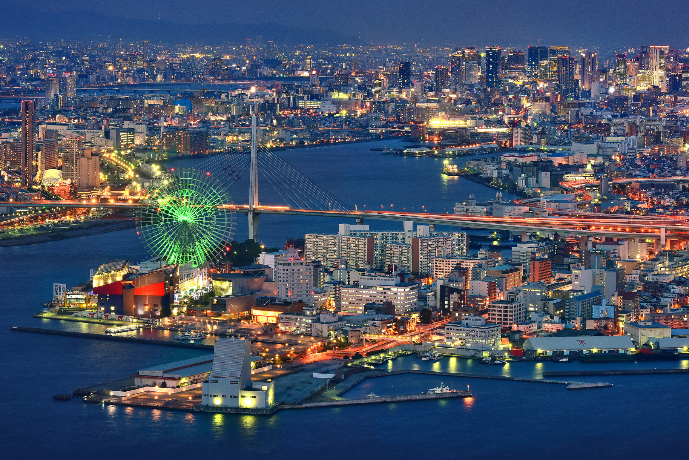 Japan Skyline, Japan cityscape wallpapers, 2400x1610 HD Desktop