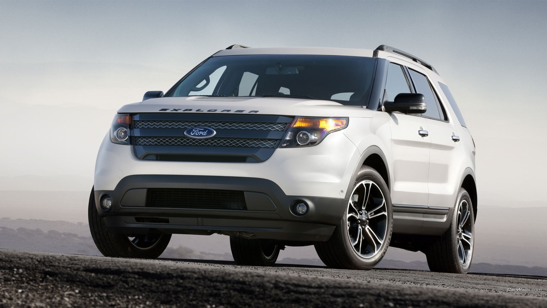 White Ford Explorer, HD Wallpaper, 1920x1080 Full HD Desktop