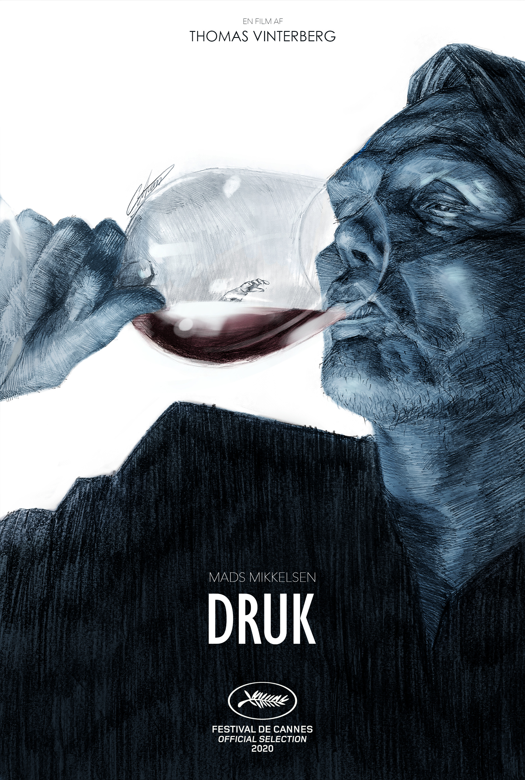 Another Round movie, Druk movie poster, Hannibal fans, Stunning artwork, 1730x2570 HD Phone