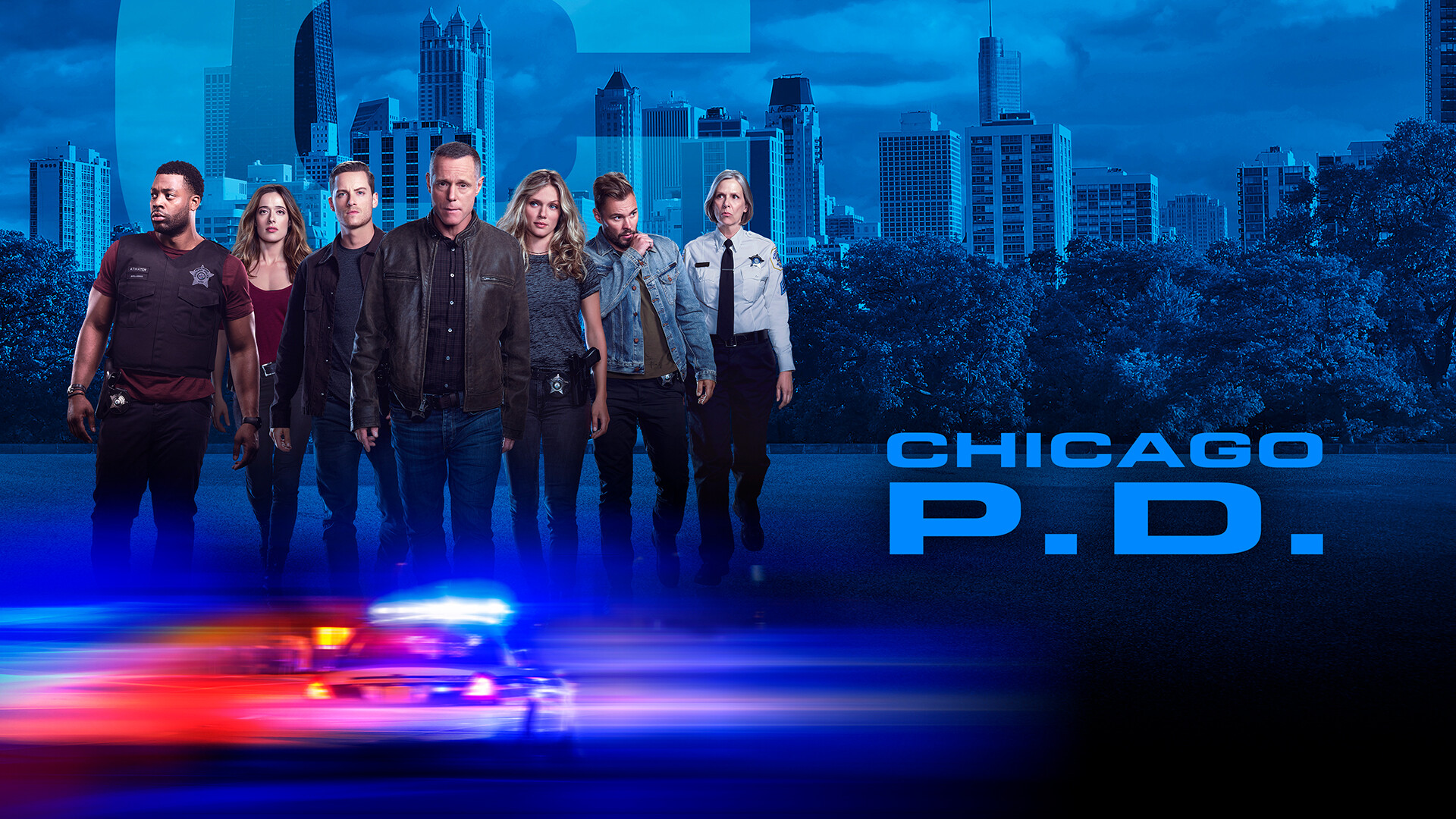 Chicago P.D., Crime thriller, Urban setting, Chicago skyline, 1920x1080 Full HD Desktop