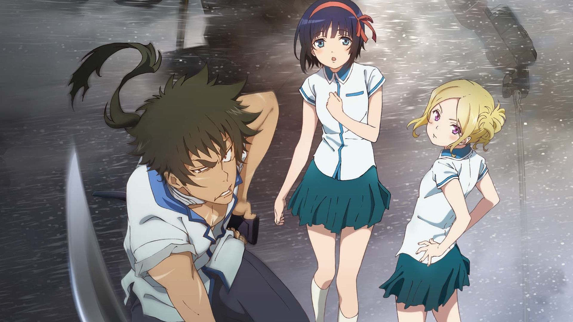 Kuromukuro wallpapers, Mecha anime, Futuristic battles, Exciting storyline, 1920x1080 Full HD Desktop