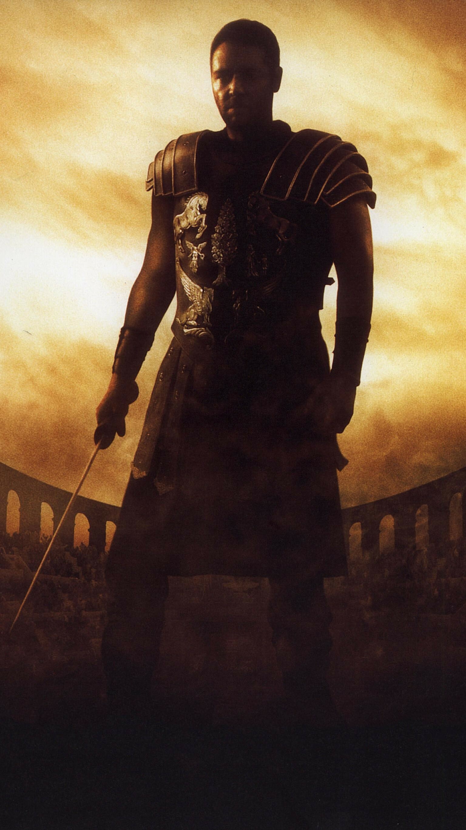 Gladiator, Roman era, Warrior aesthetic, Intriguing storyline, 1540x2740 HD Phone