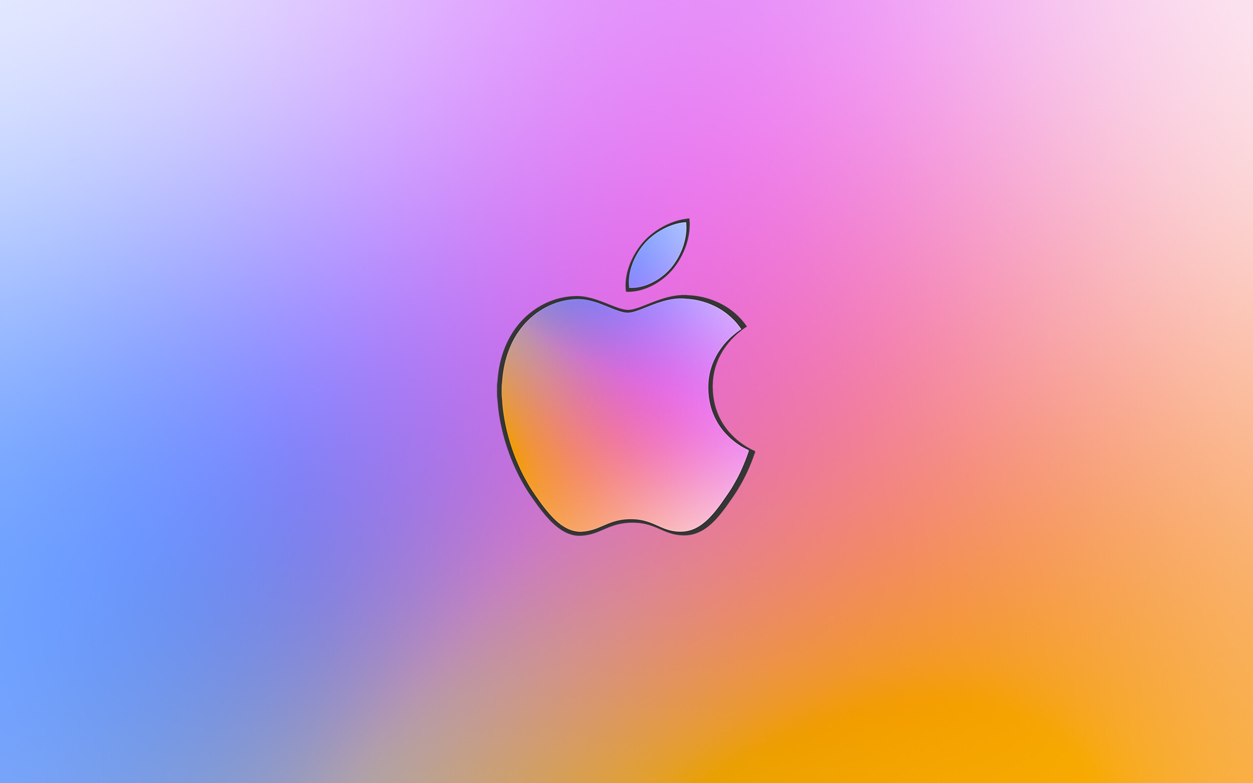 Gradient, Apple Logo Wallpaper, 2560x1600 HD Desktop