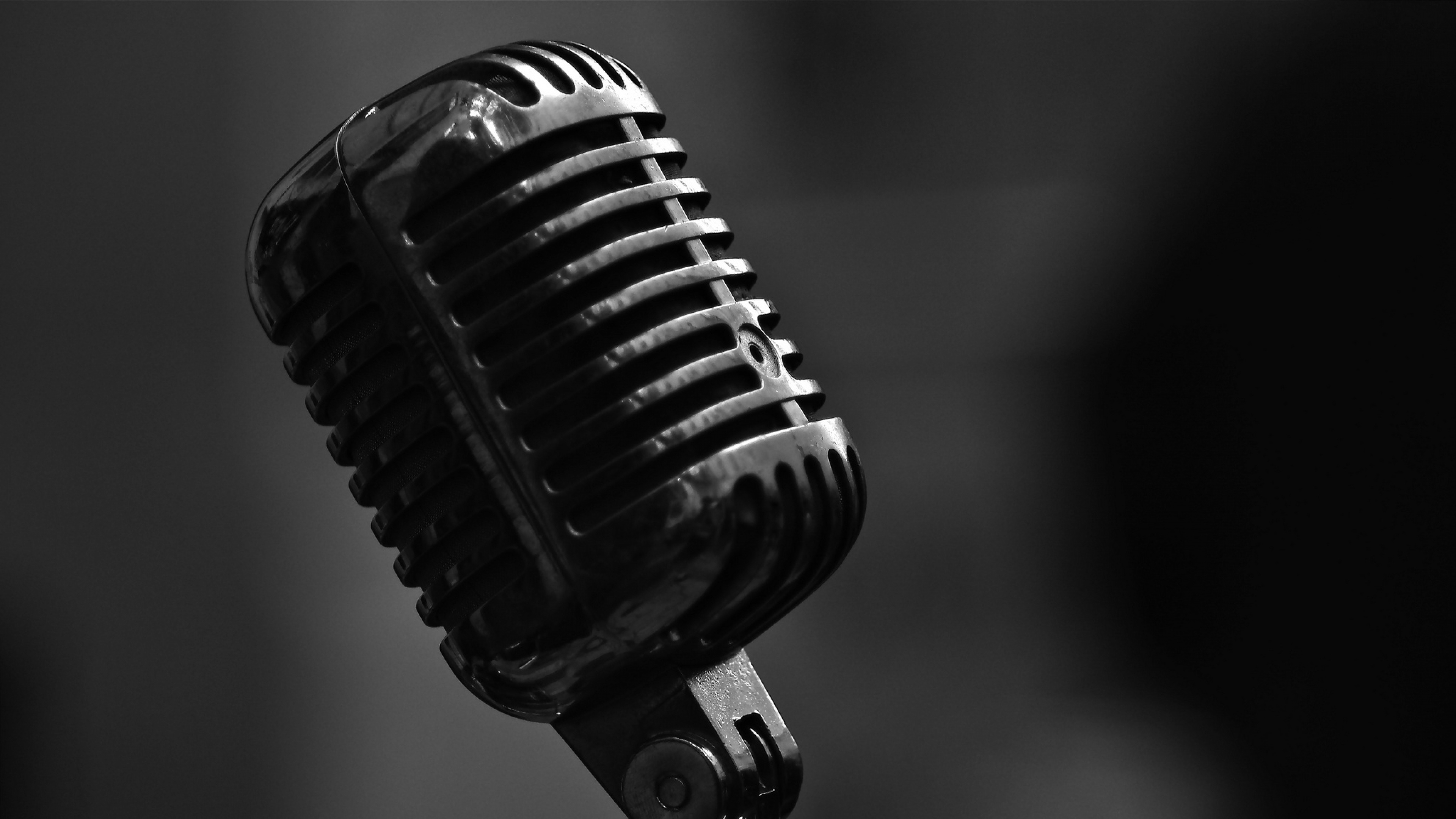 Microphone metal, Music, HD wallpapers, Technology, 3840x2160 4K Desktop