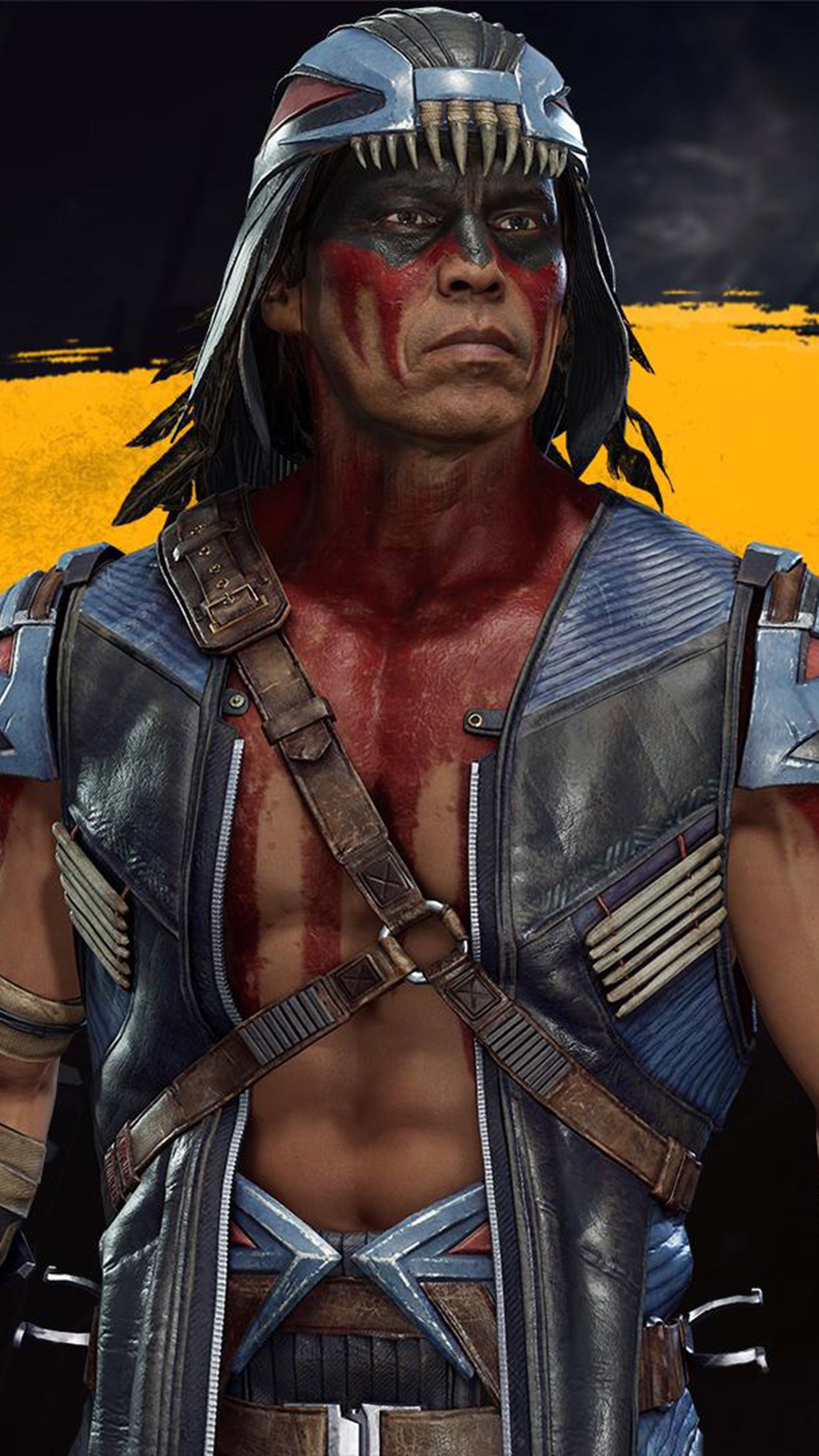 Nightwolf, Intense warrior, Powerful presence, Adrenaline-fueled fights, 2160x3840 4K Phone