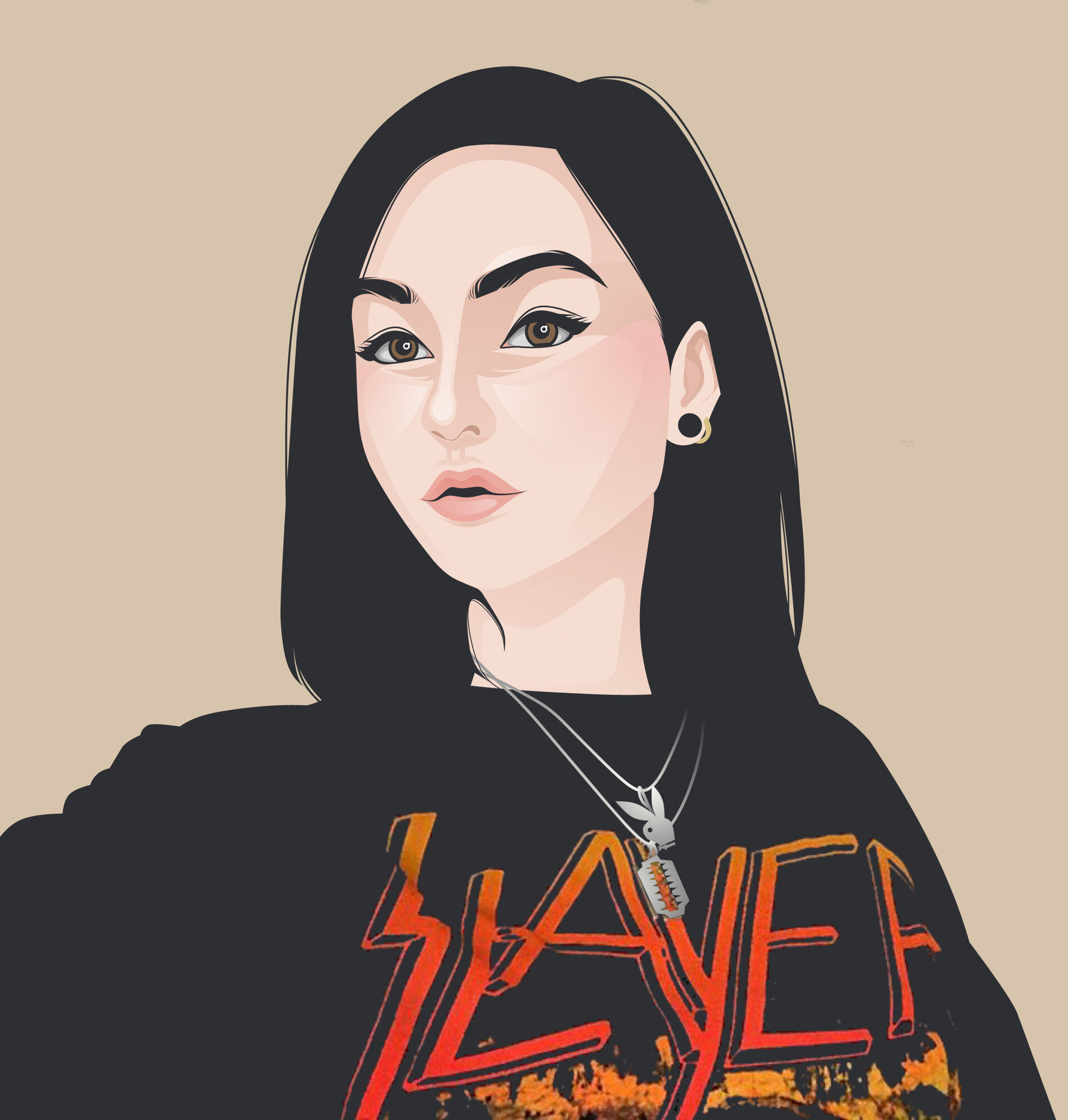 ArtStation - Maggie Lindemann - Goth - FanArt 1920x2020