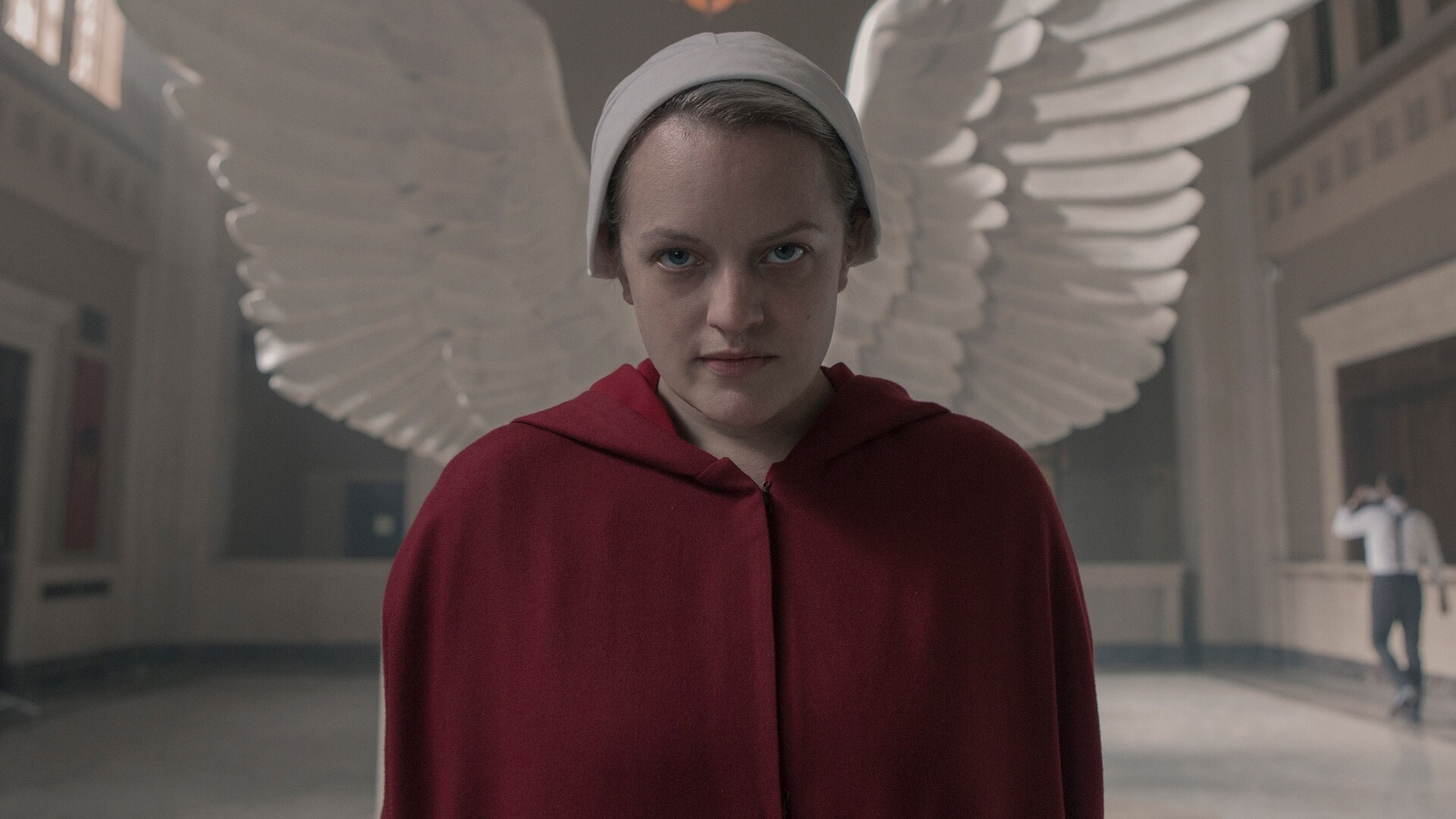 Dystopian drama, Handmaids' Tale, Season 2 wallpapers, Gripping storytelling, 1920x1080 Full HD Desktop