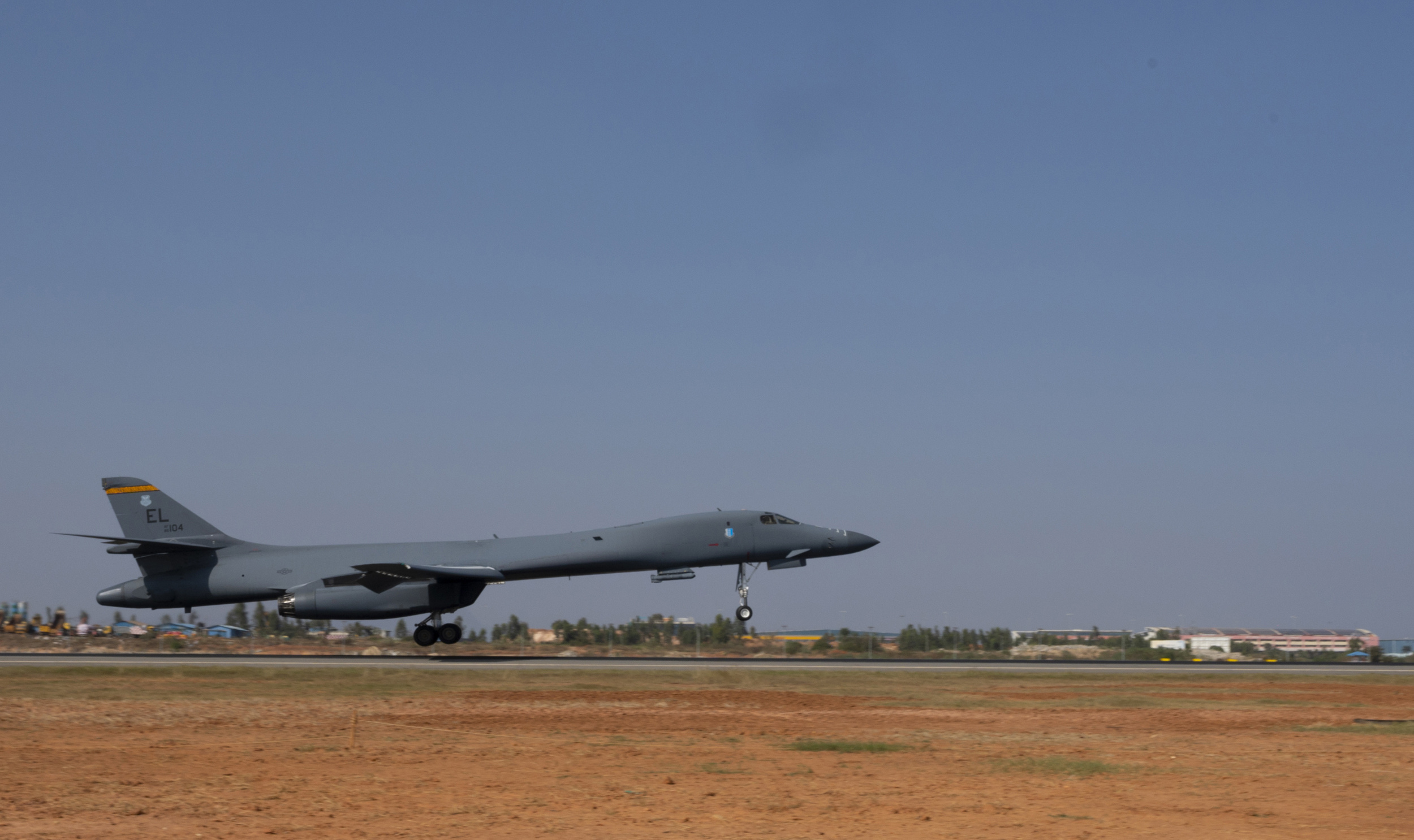 Rockwell B-1 Lancer, Aero India 2021, US Indo-Pacific Command, 2500x1490 HD Desktop