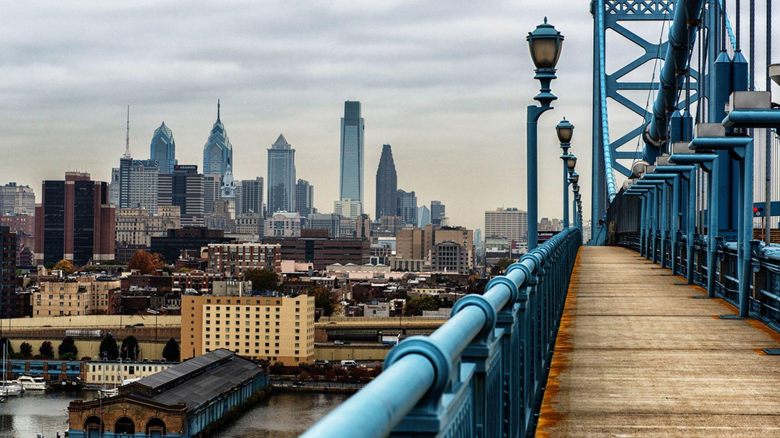 Philadelphia HD wallpapers, Cityscape images, Urban landscapes, City lights, 2560x1440 HD Desktop