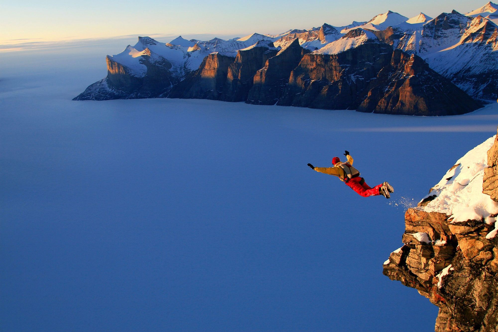 BASE jumping, Extreme adventure, Outdoor, 2000x1340 HD Desktop