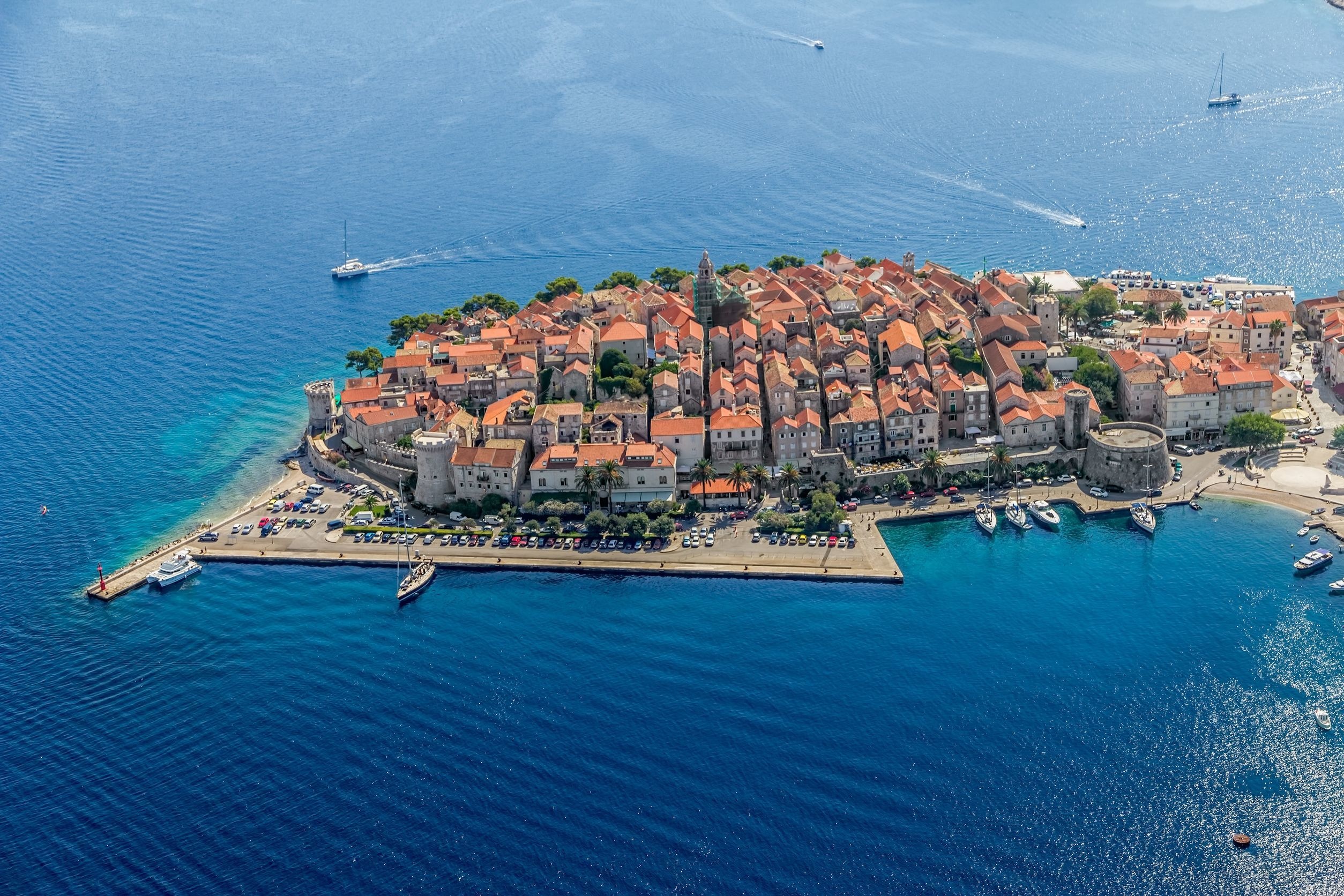 Korcula, Croatia, Korula town, Travel guide, 2510x1680 HD Desktop