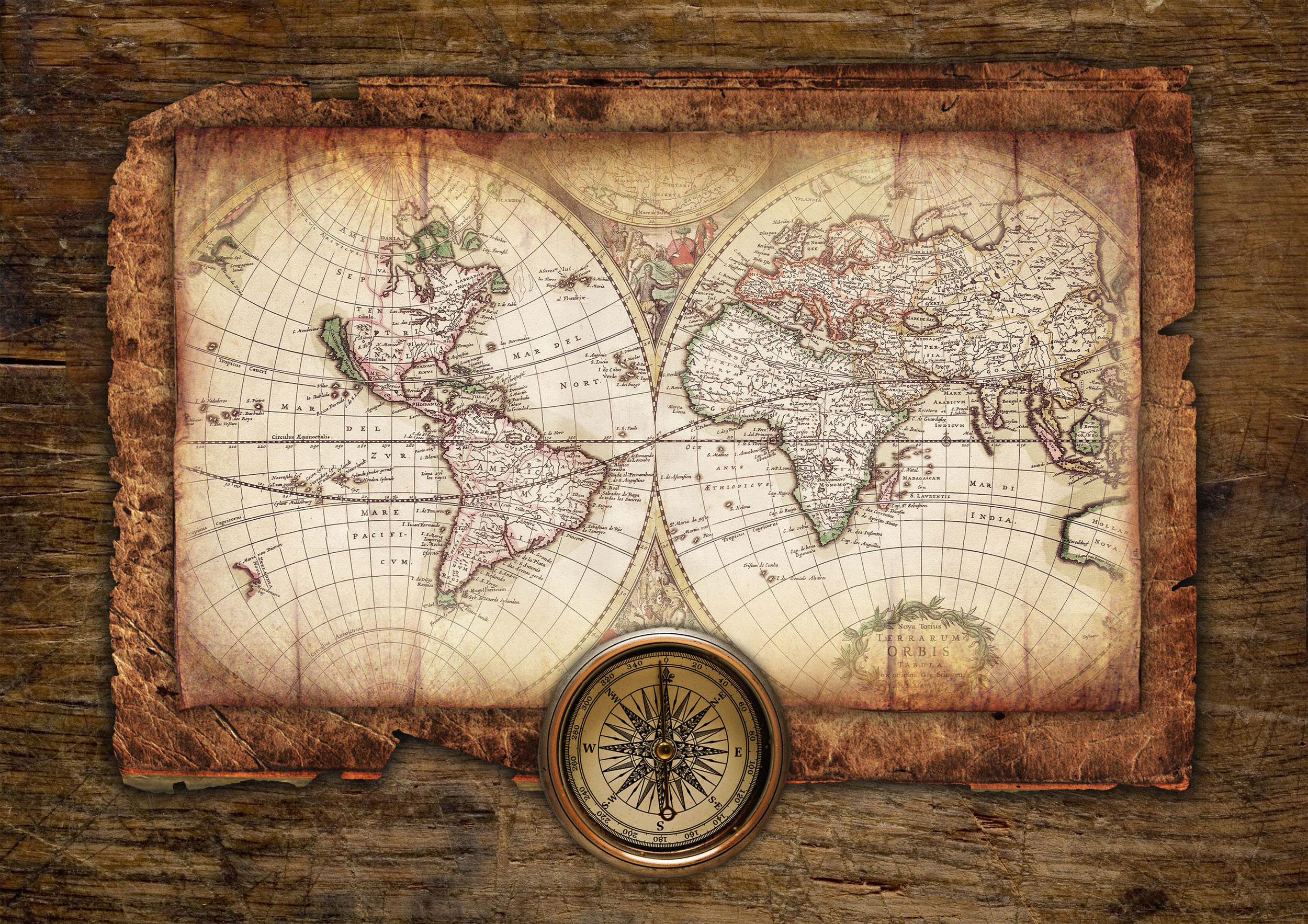 Vintage map, Geography Wallpaper, 2500x1770 HD Desktop