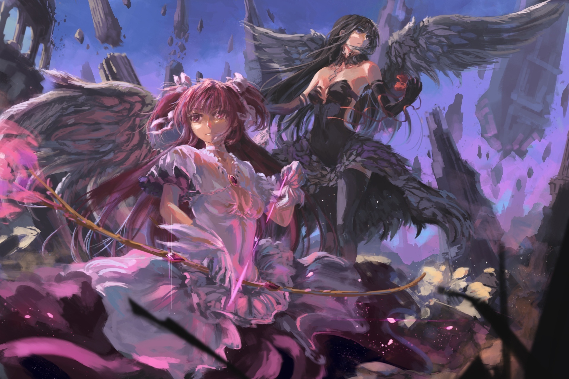 Madoka and Homura, Madoka Magica Wallpaper, 1920x1280 HD Desktop